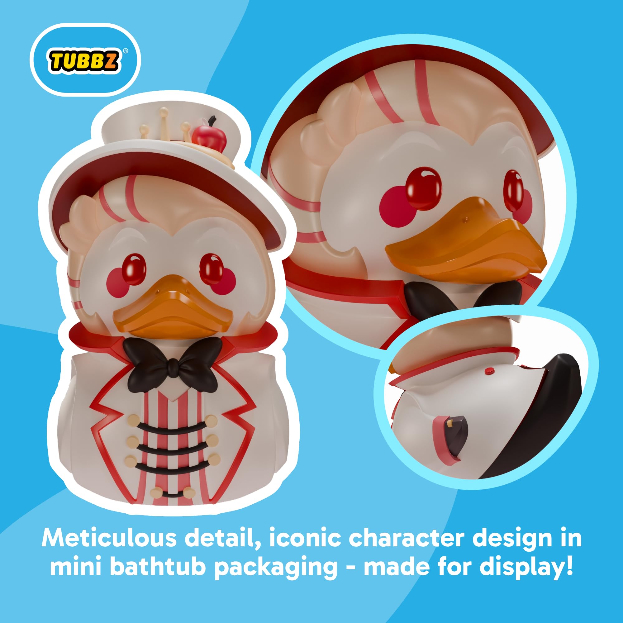 TUBBZ Mini Lucifer Morningstar Cosplaying Rubber Duck Collectible Figure | Approx 5cm