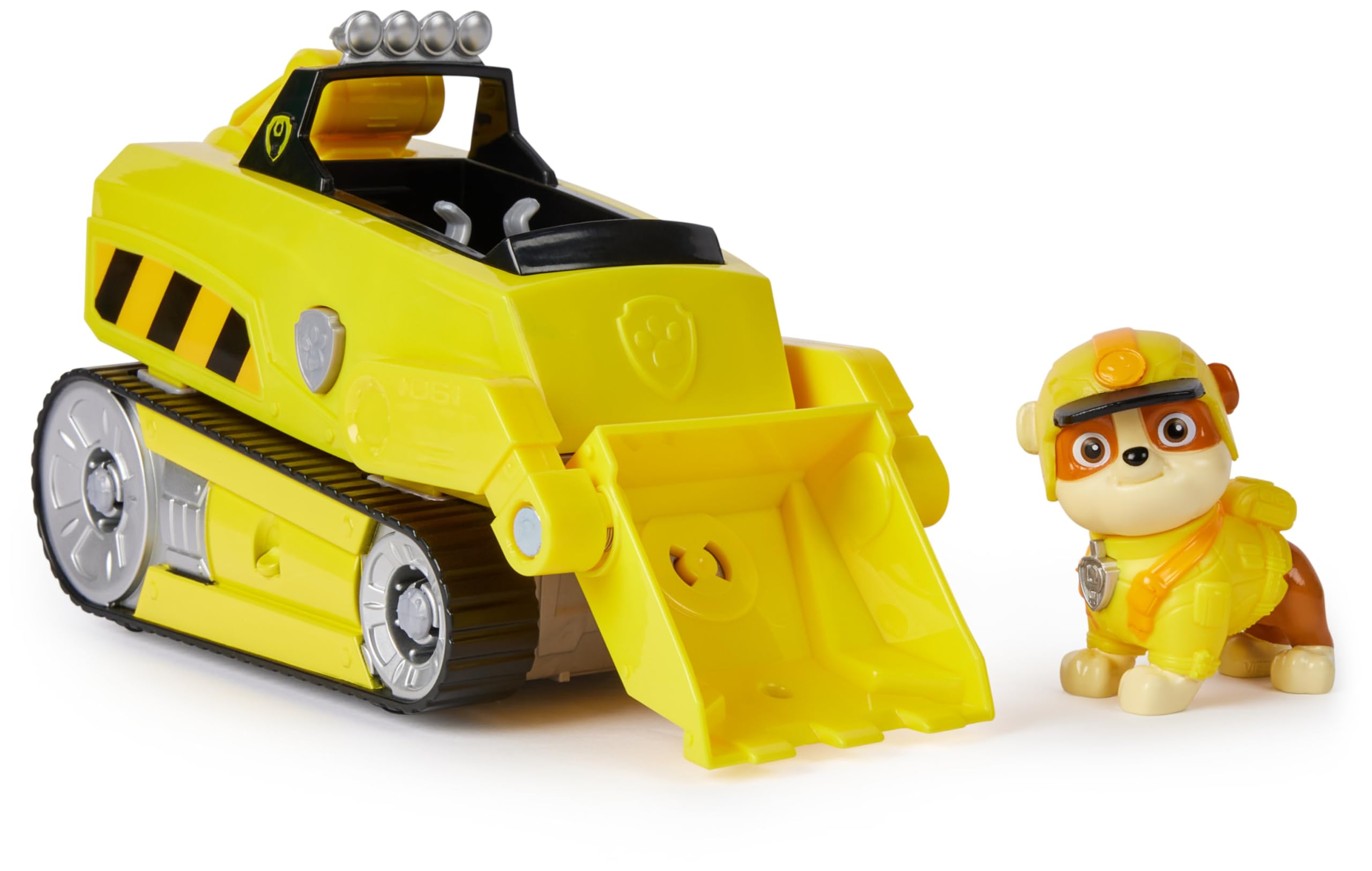 Paw Patrol Jungle Pups Rubble Rhino Vehicle with Action Figure - Transforming Toy Truck for Kids 3+ 1