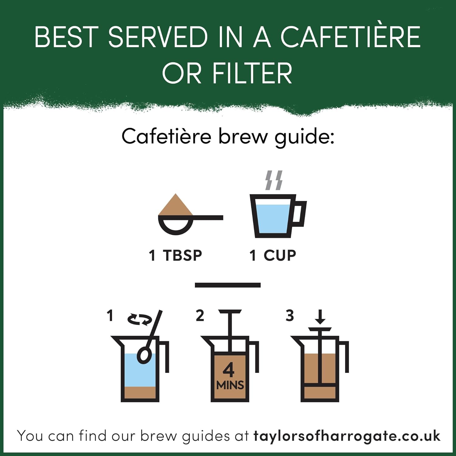 Taylors of Harrogate After Dark Ground Coffee, 200g (Pack of 6 - Total 1.2kg) 5