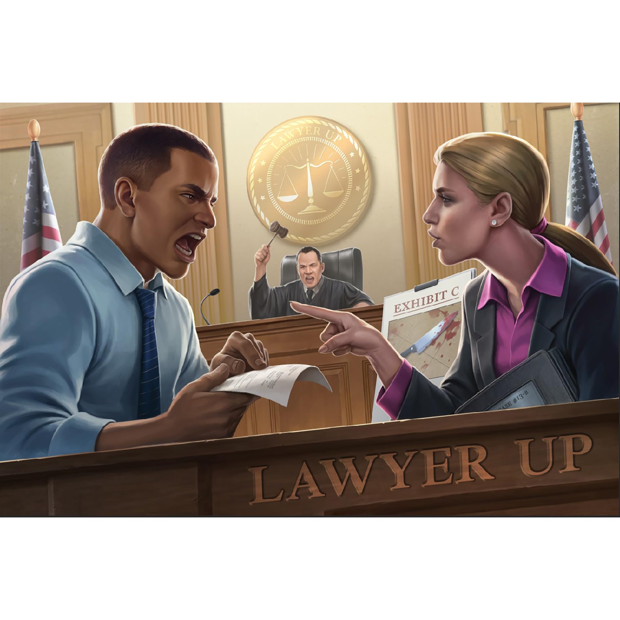 ROCK MANOR GAMES Lawyer Up: Kartenspiel Staffel 1 8