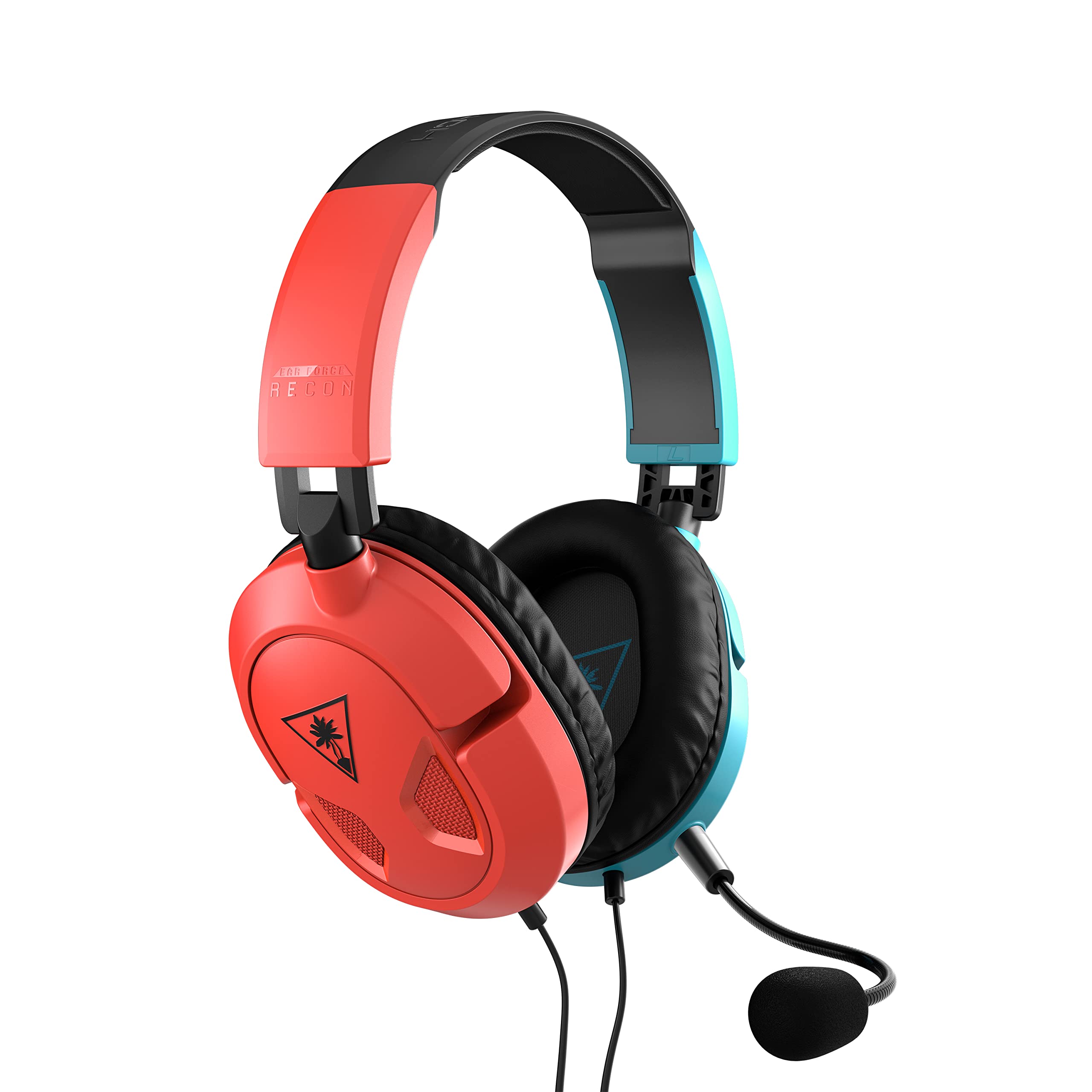 Turtle Beach Recon 50 Red/Blue Gaming Headset for Nintendo Switch, Xbox, PS4, PS5, PC & Mobile 7
