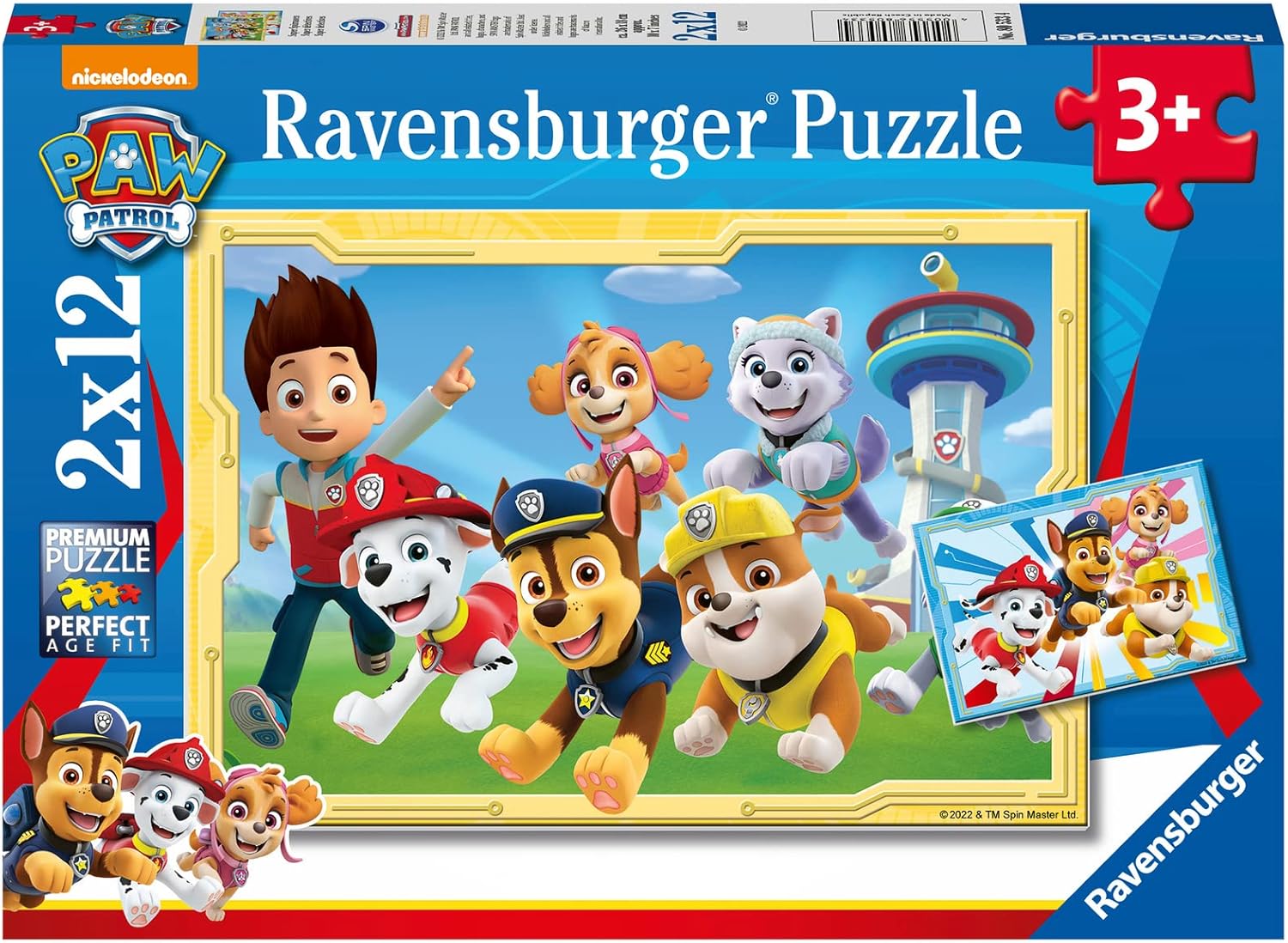 Ravensburger Paw Patrol 2x12 Piece Jigsaw Puzzles for Kids 3 Years Up