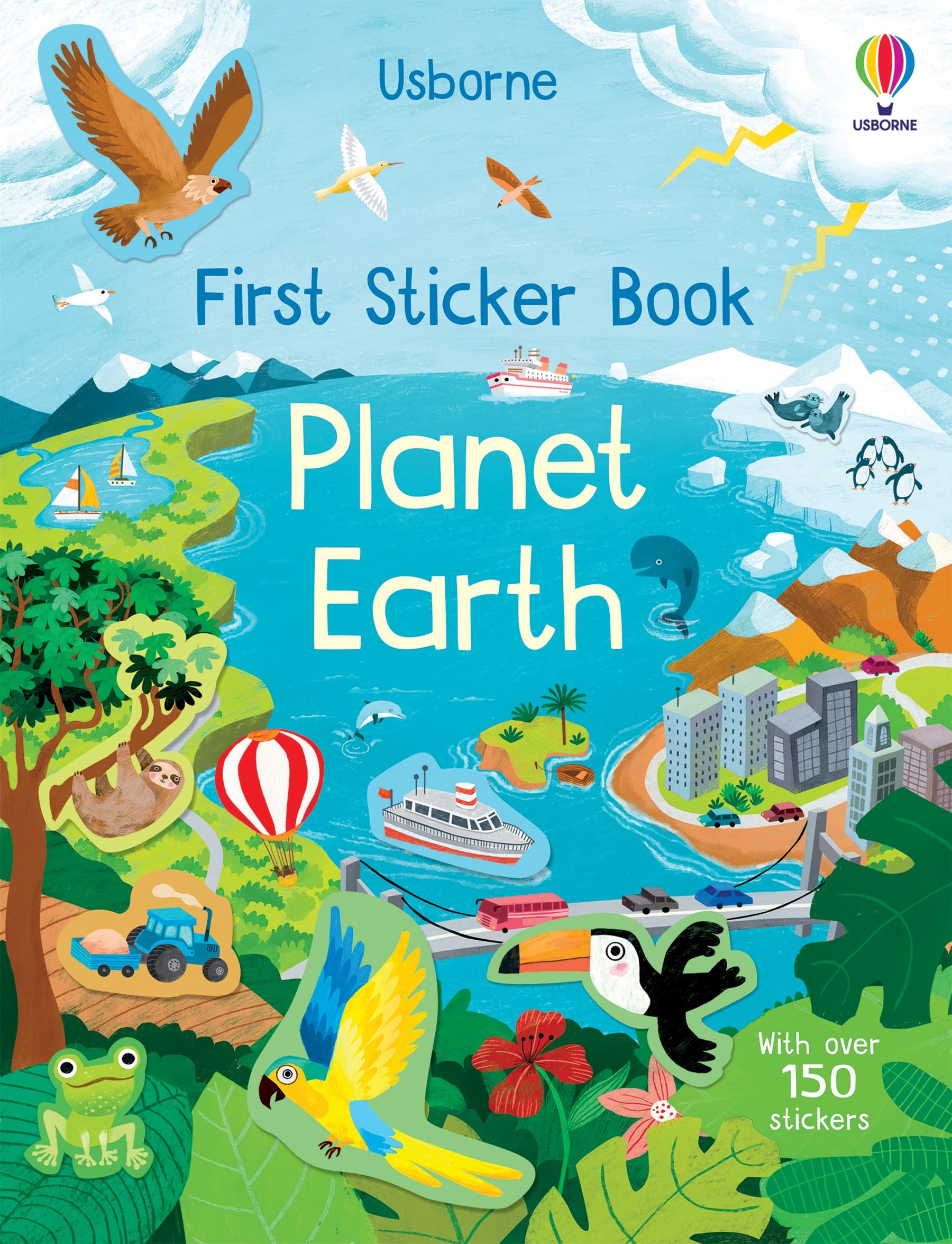 Usborne First Sticker Book Planet Earth | 150+ Stickers | Ages 2-5