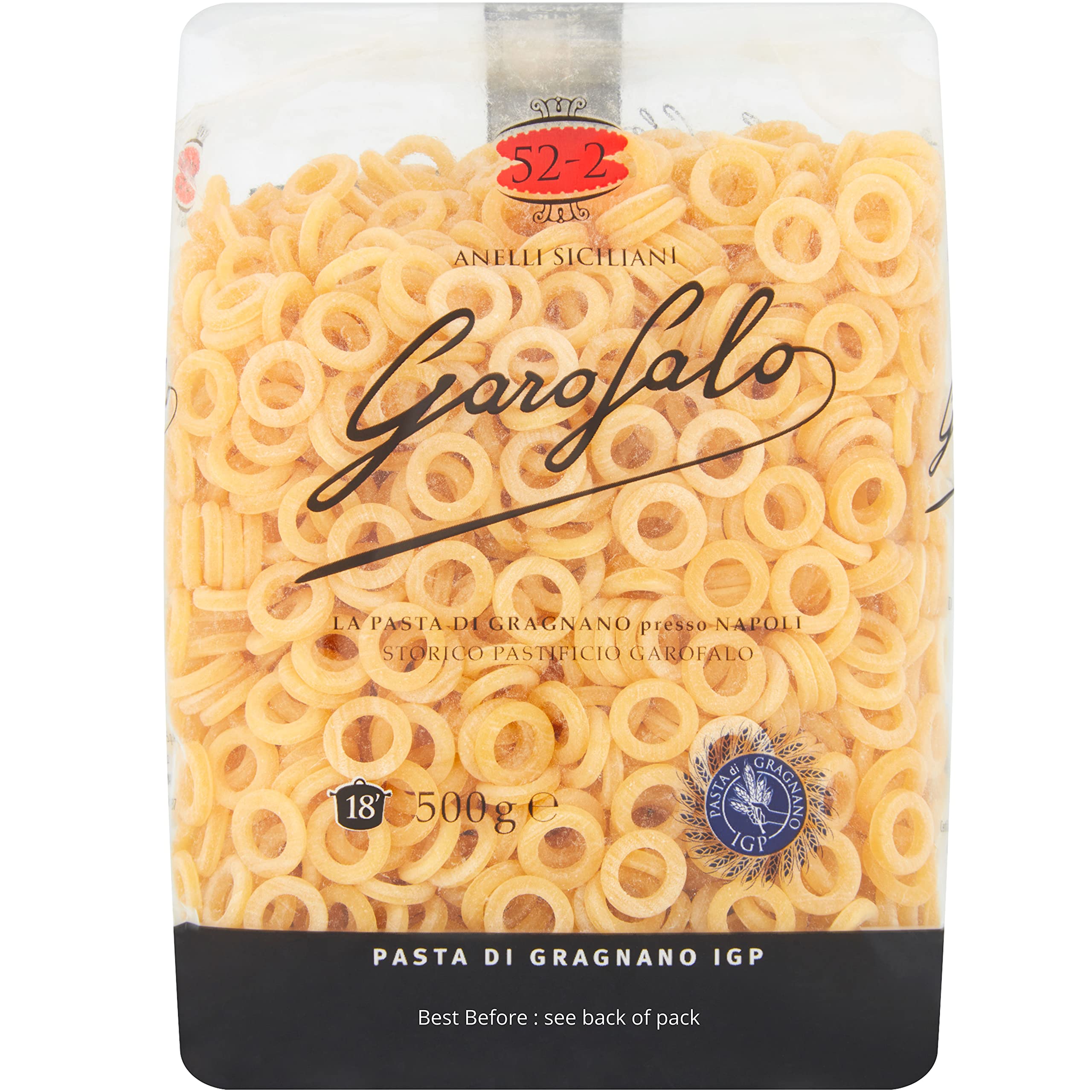 Garofalo Anelli Siciliana Italian Dried Pasta Hoops | 500g Pack of 1