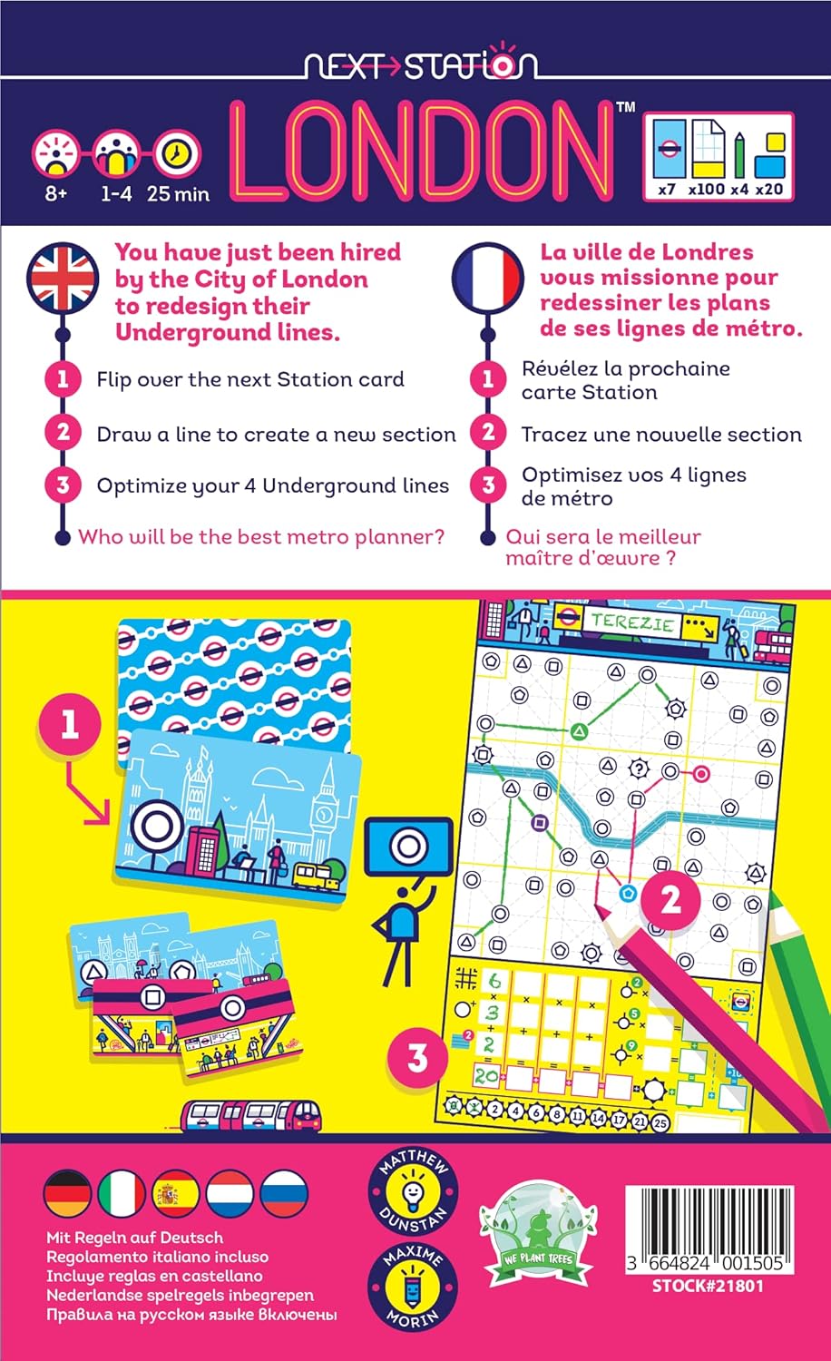 Blue Orange Next Station - London Board Game 3