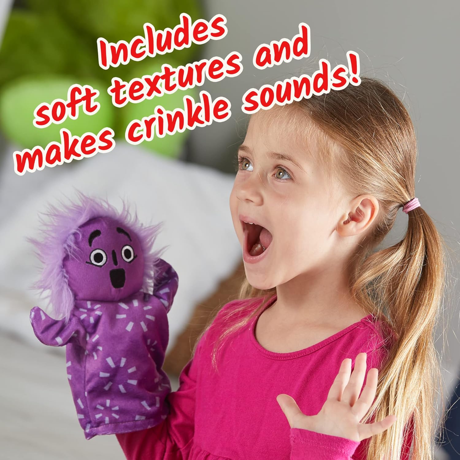 Learning Resources Feelings Family Hand Puppets Set - Educational Emotional Learning Toy for Kids Ages 18 Months-6 Years 3
