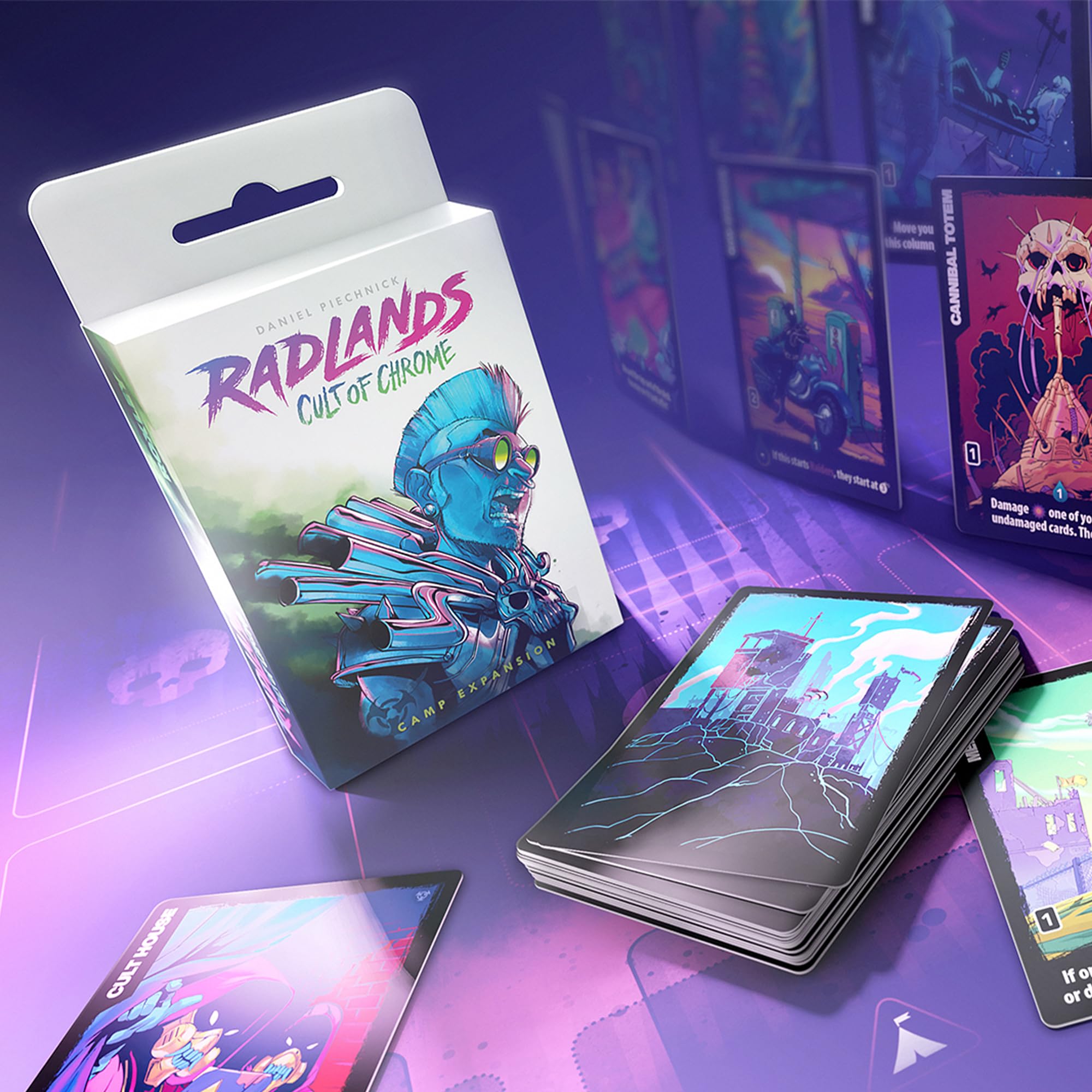 Roxley Radlands: Cult of Chrome Expansion – Card Game Add-On