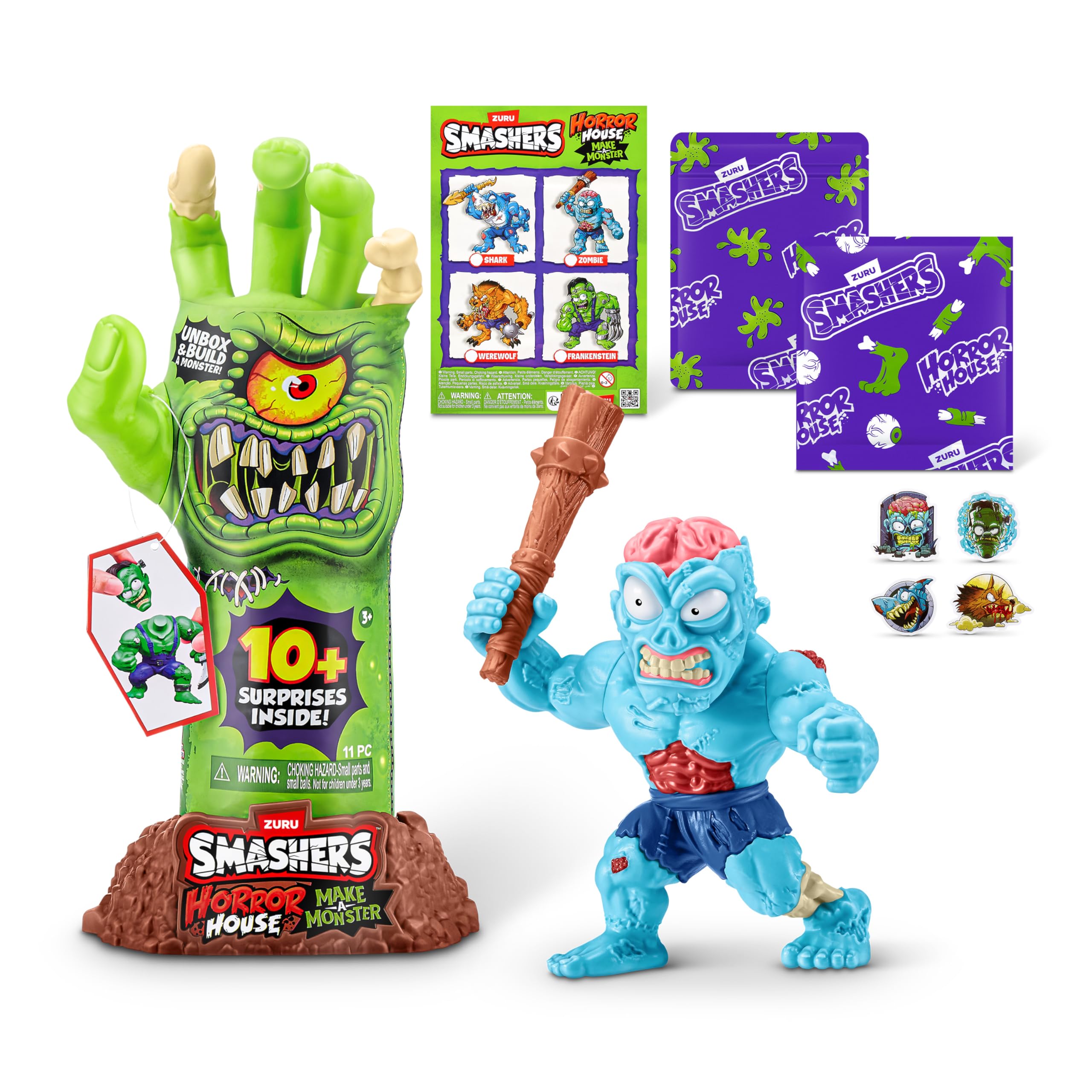 Smashers Horror House Dissect (ZOMBIE) by ZURU - Smashable Building Toy for Kids