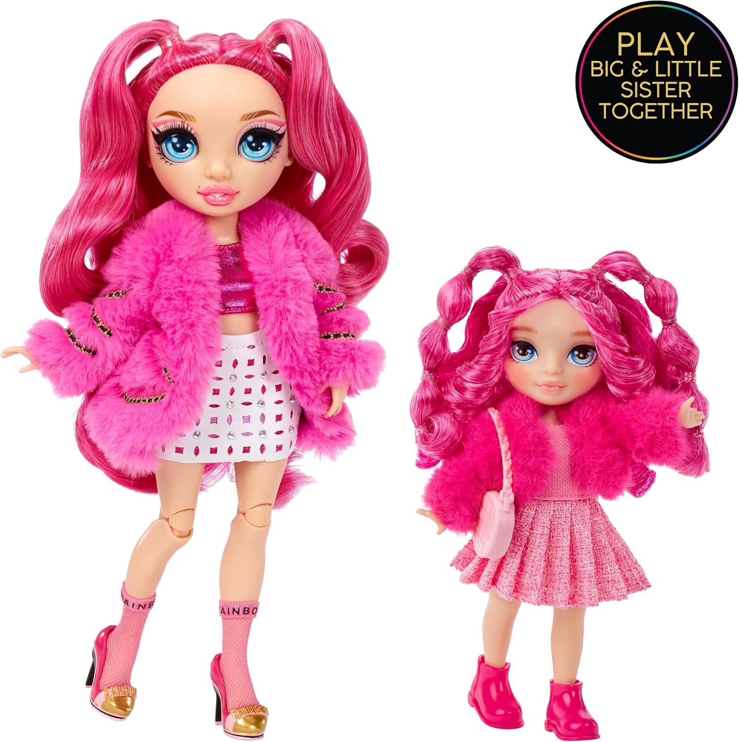 Rainbow High Littles - Magenta Monroe - 14 cm Posable Fashion Doll with Magical Pet