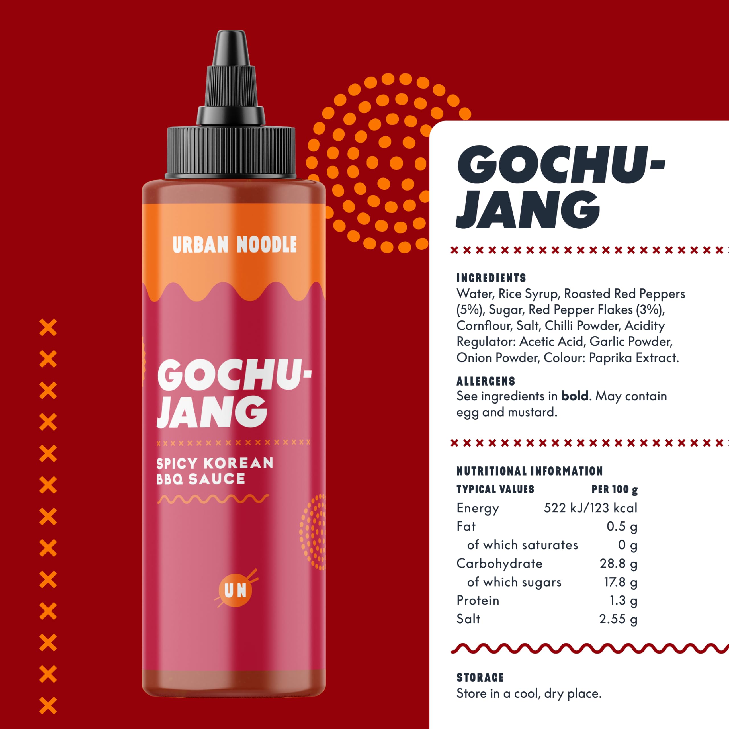 Urban Noodle Gochujang Sauce, Spicy Korean BBQ Sauce, Bold & Smoky Flavor 3