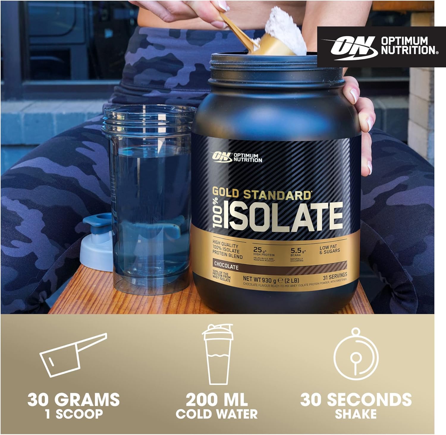 Optimum Nutrition Gold Standard 100% Isolate Whey Protein Powder - High-Protein Fitness Support 8