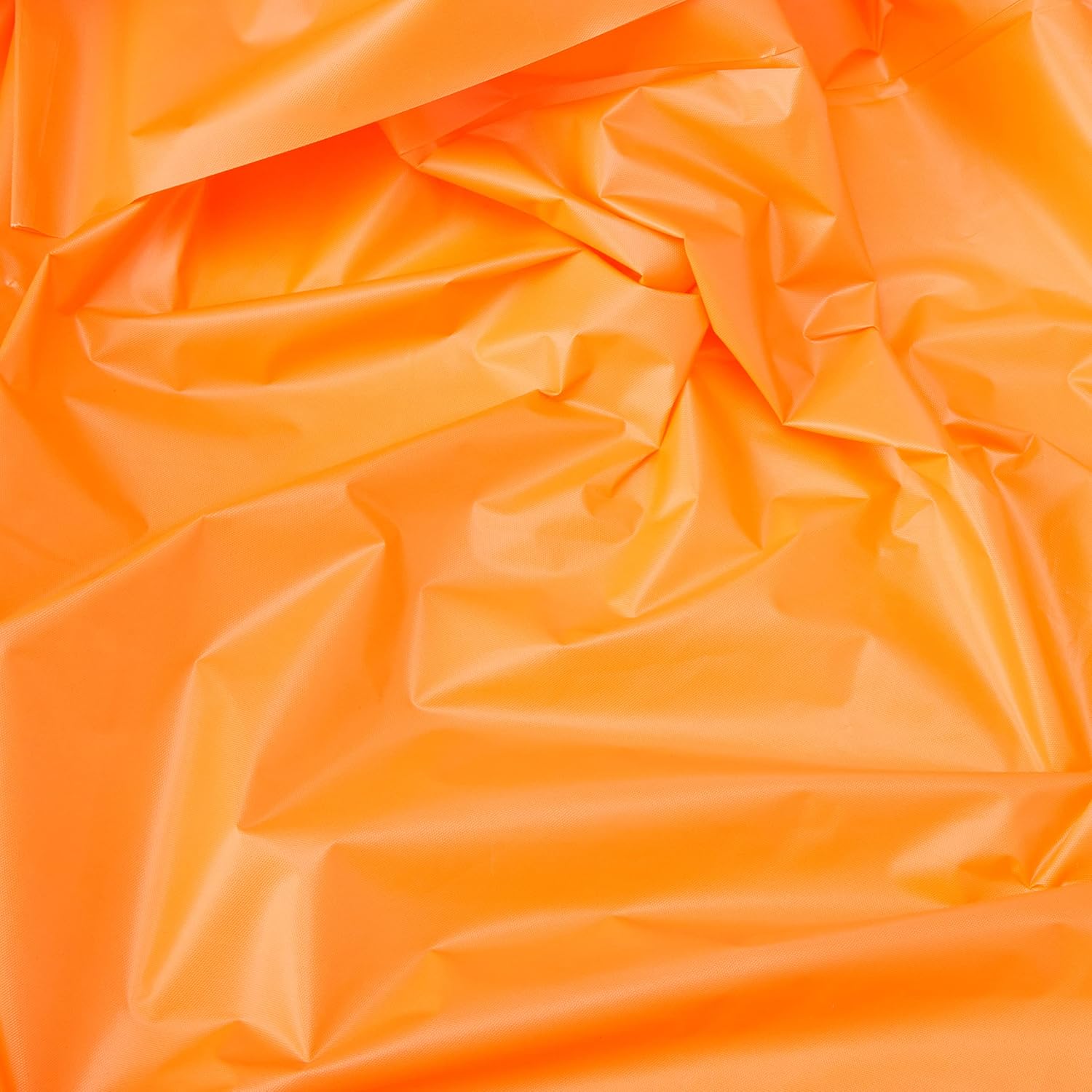 Unique Solid Pumpkin Orange Rectangular Plastic Table Cover (137cm x 274cm) 5