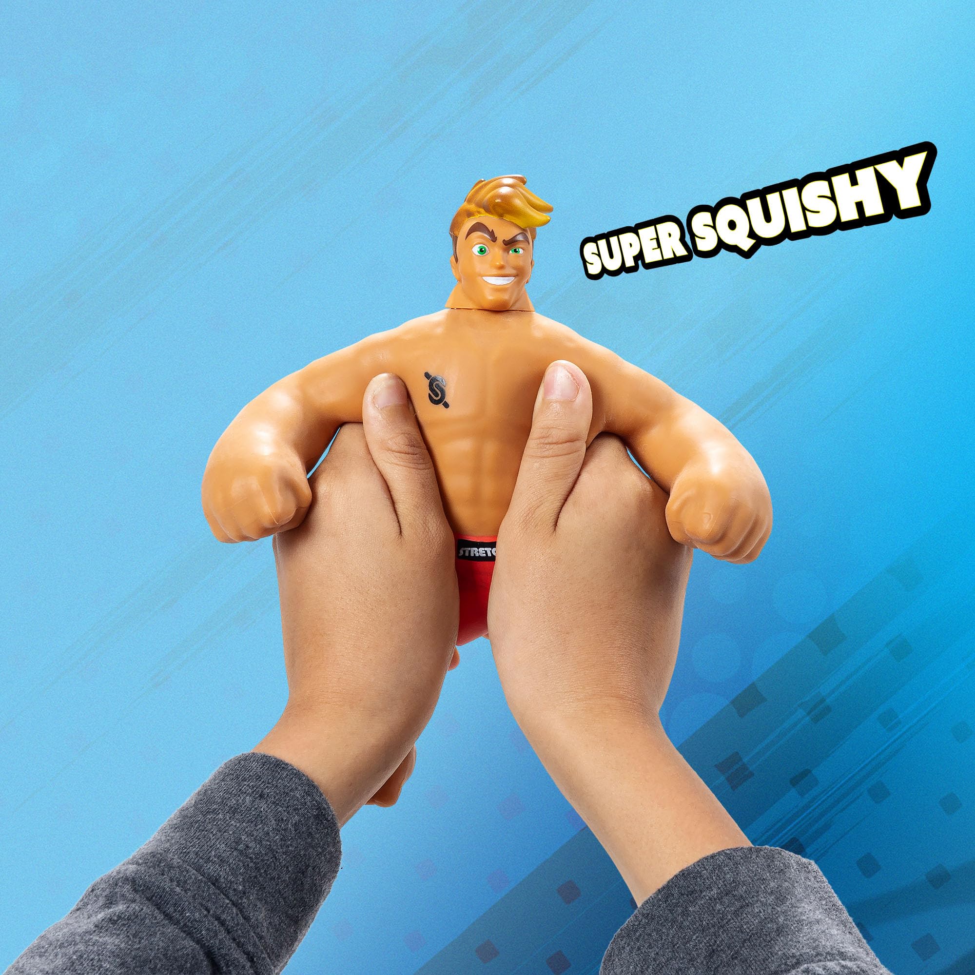 Stretch Armstrong Core Figure - 7-Inch Stretchable Action Toy for Kids 5+