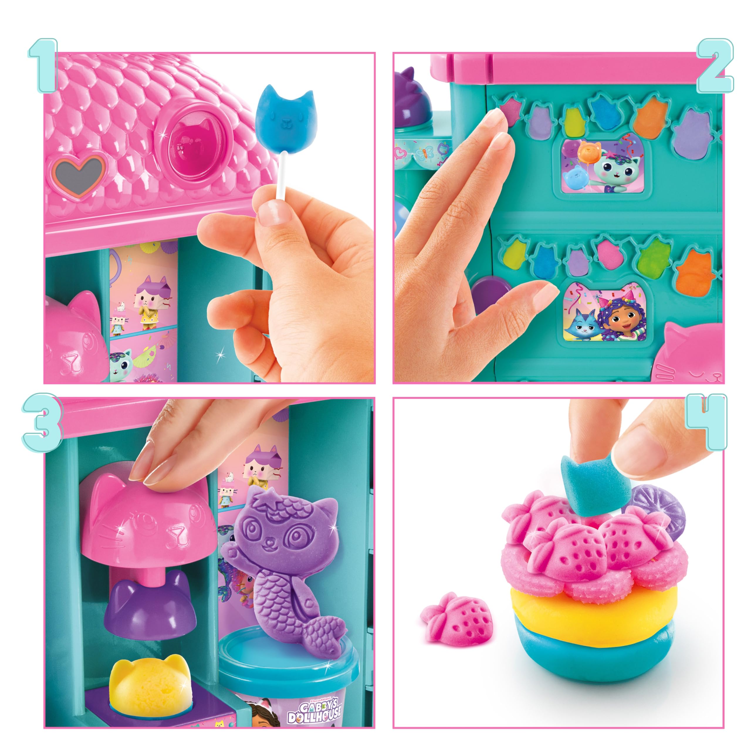 Canal Toys Gabby's Dollhouse Dough House - Creative Arts & Crafts Playset for Kids 7