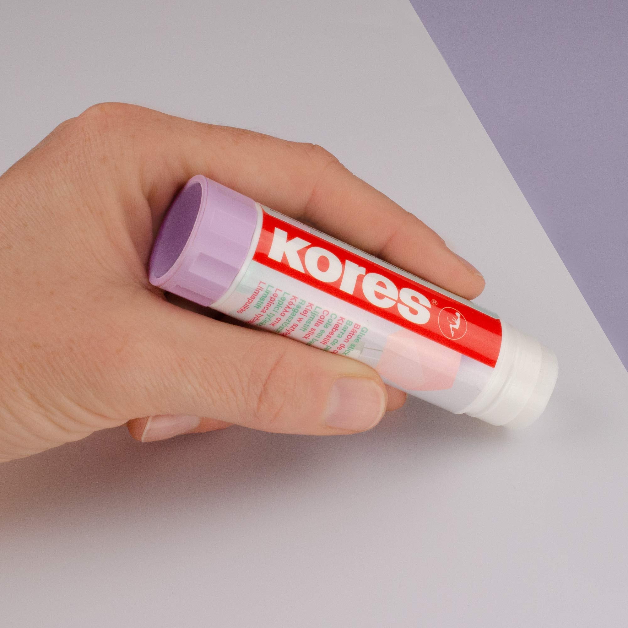 Kores Pastel Glue Stick - Strong Hold Adhesive, Non-Toxic, 20g (Pack of 2) 4
