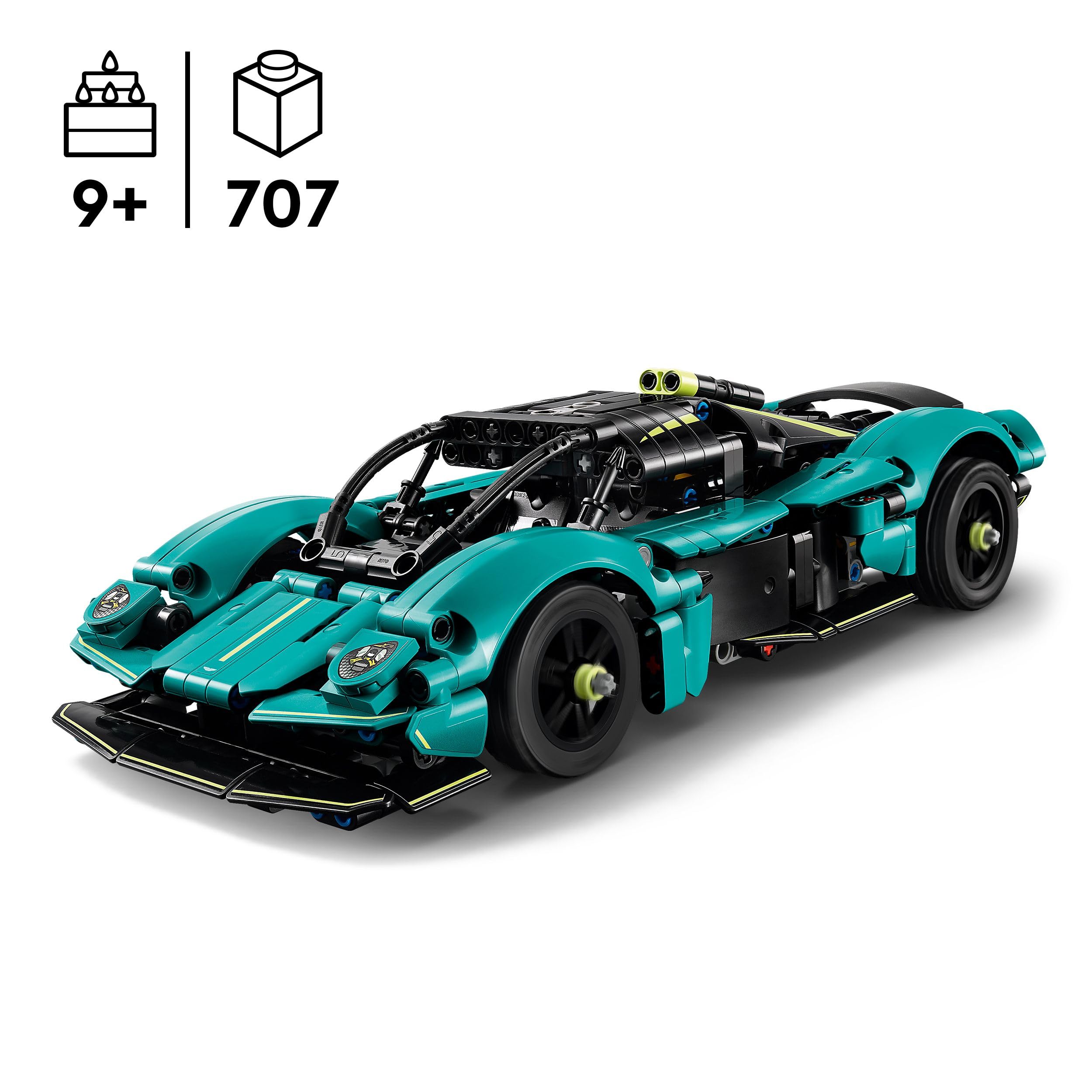 LEGO Technic Aston Martin Valkyrie Buildable Car Model Kit - 707-Piece Vehicle Toy for Kids 9+ 9