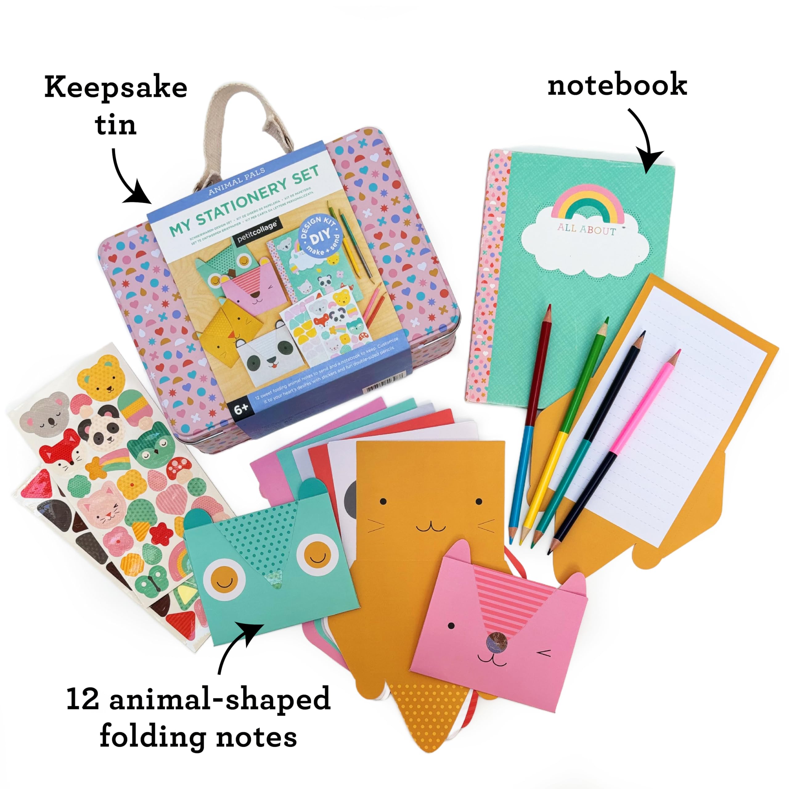Petit Collage DIY Kit - My Stationery Set 6