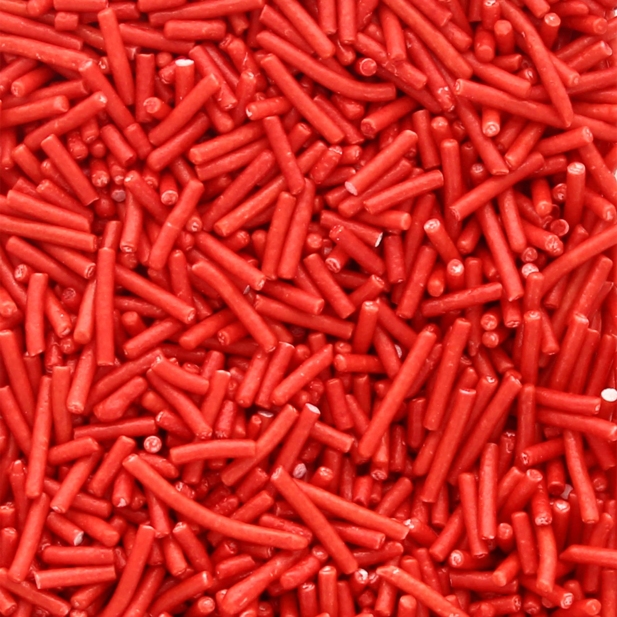 Culpitt Select Red Sugar Strands - Cake Sprinkle Decorations for Cakes, Cupcakes, Cookies, Ice Cream | 500g 9