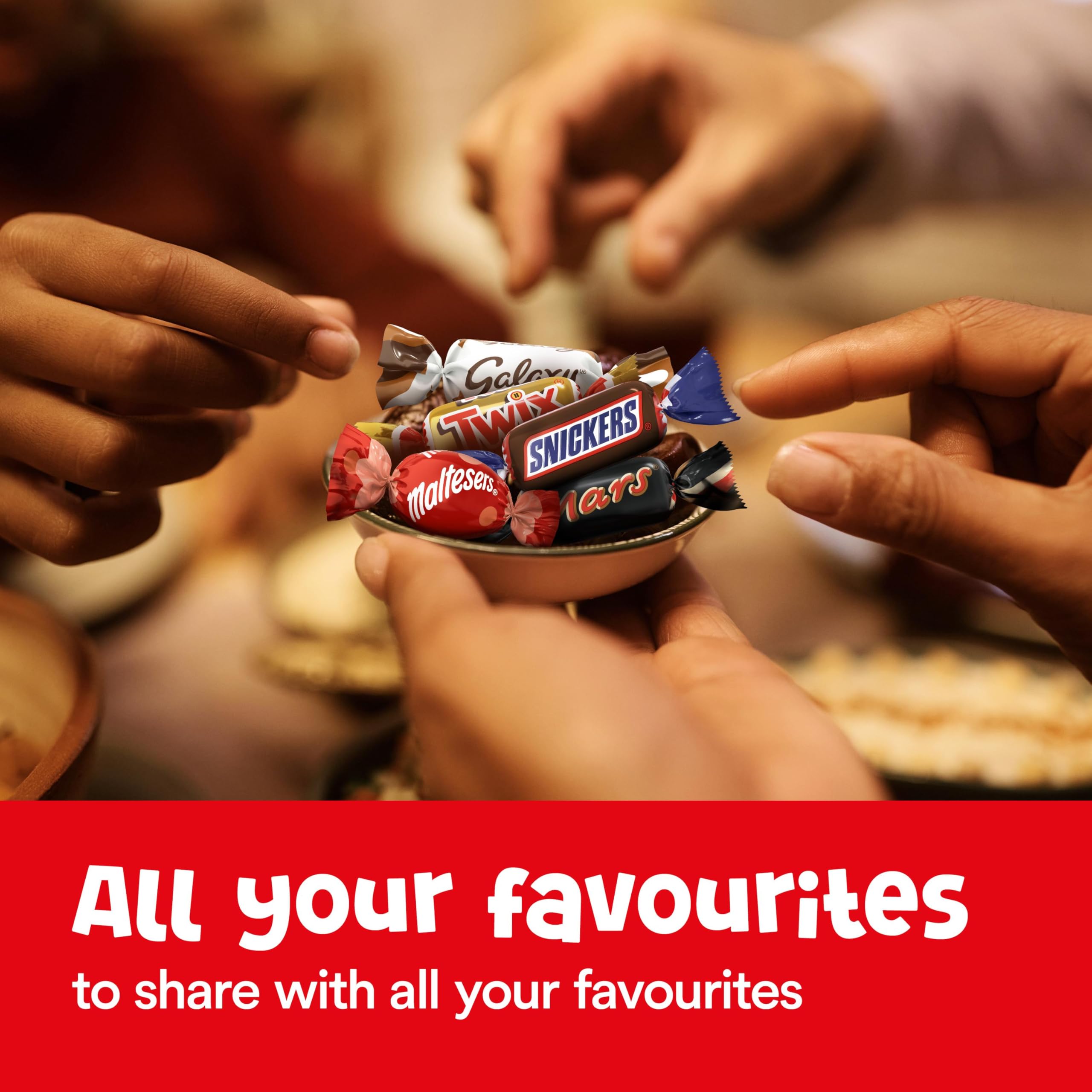 Celebrations Milk Chocolate Gift Box of Mini Chocolates & Biscuit Bars Tube 3