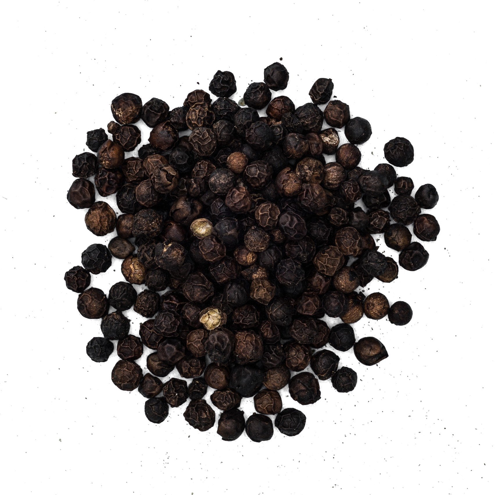 JustIngredients Organic Whole Black Peppercorns 250g - Coarse Cracked, Re-sealable Packaging