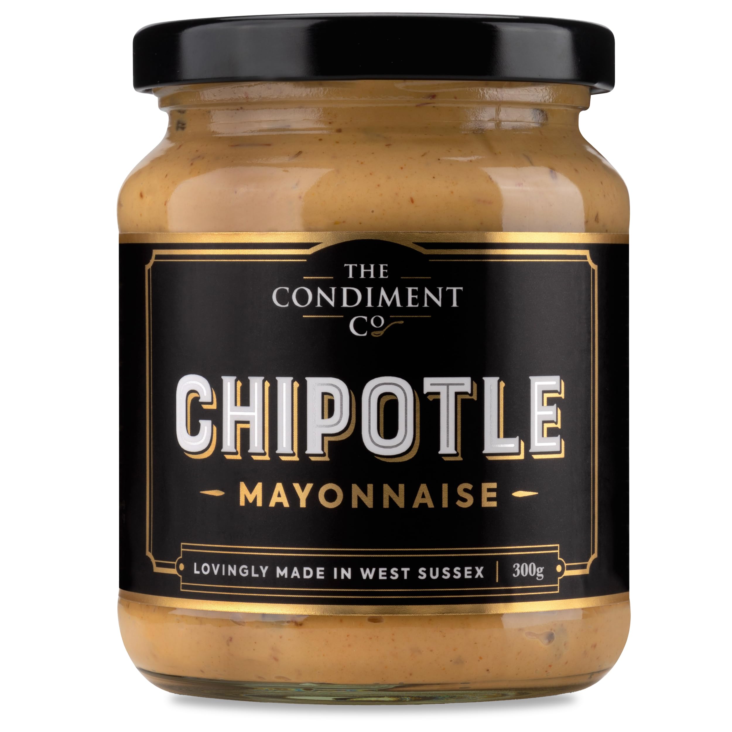 The Condiment Company Chipotle Mayonnaise 300 g – Würzige Rauchmayonnaise mit Adobo