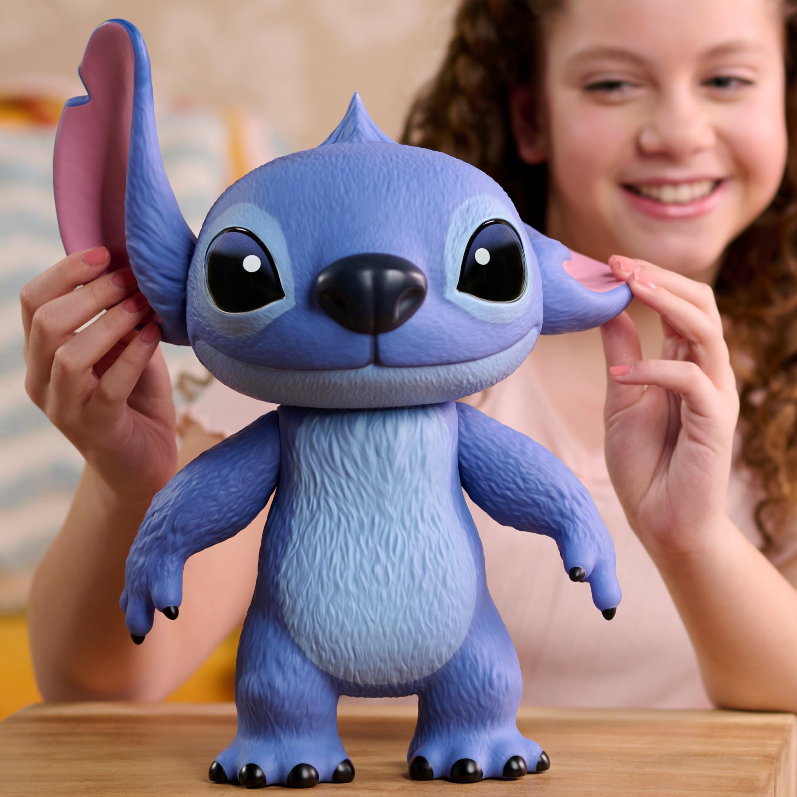 Disney Stitch Live-Action 35.6 cm Vinyl Action Figure - Poseable Stitch Toy for Kids