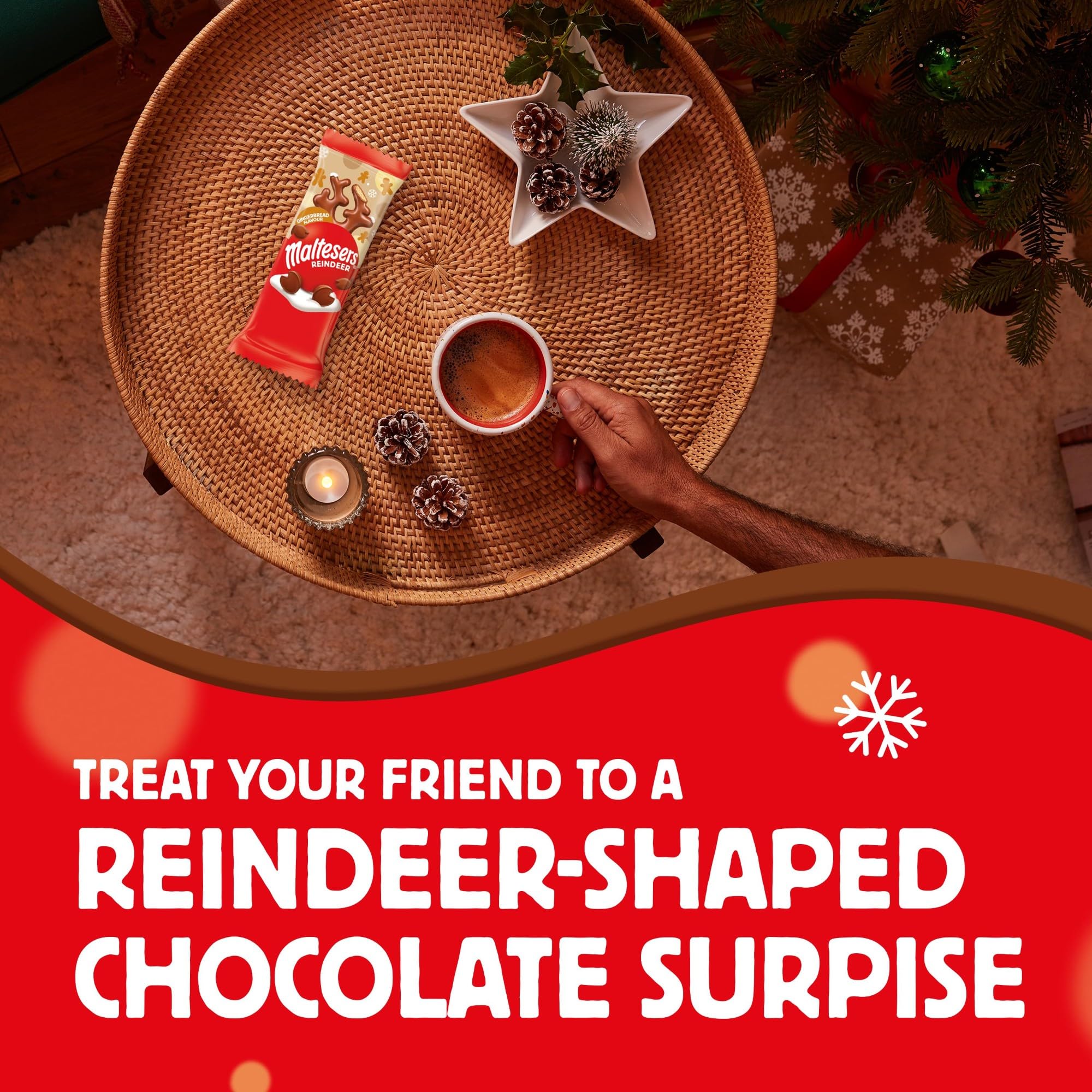 Maltesers Lebkuchen-Geschmack Rentier, Milchschokolade, Malz &amp; Honigwaben-Leckerli 5