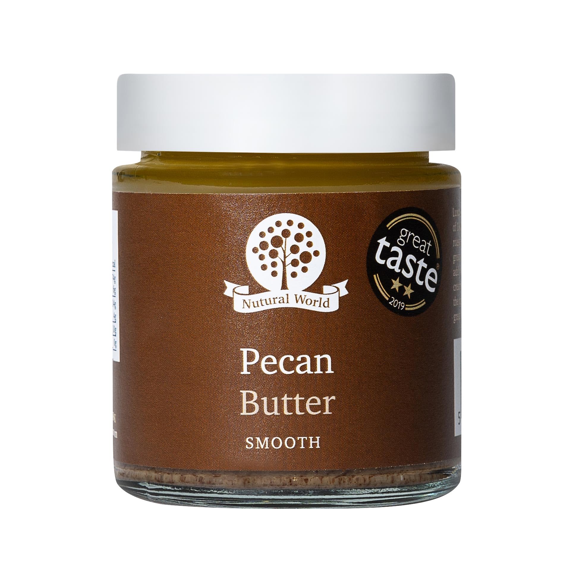 Nutural World - Smooth Pecan Nut Butter (170g) - 100% Pure Single Ingredient