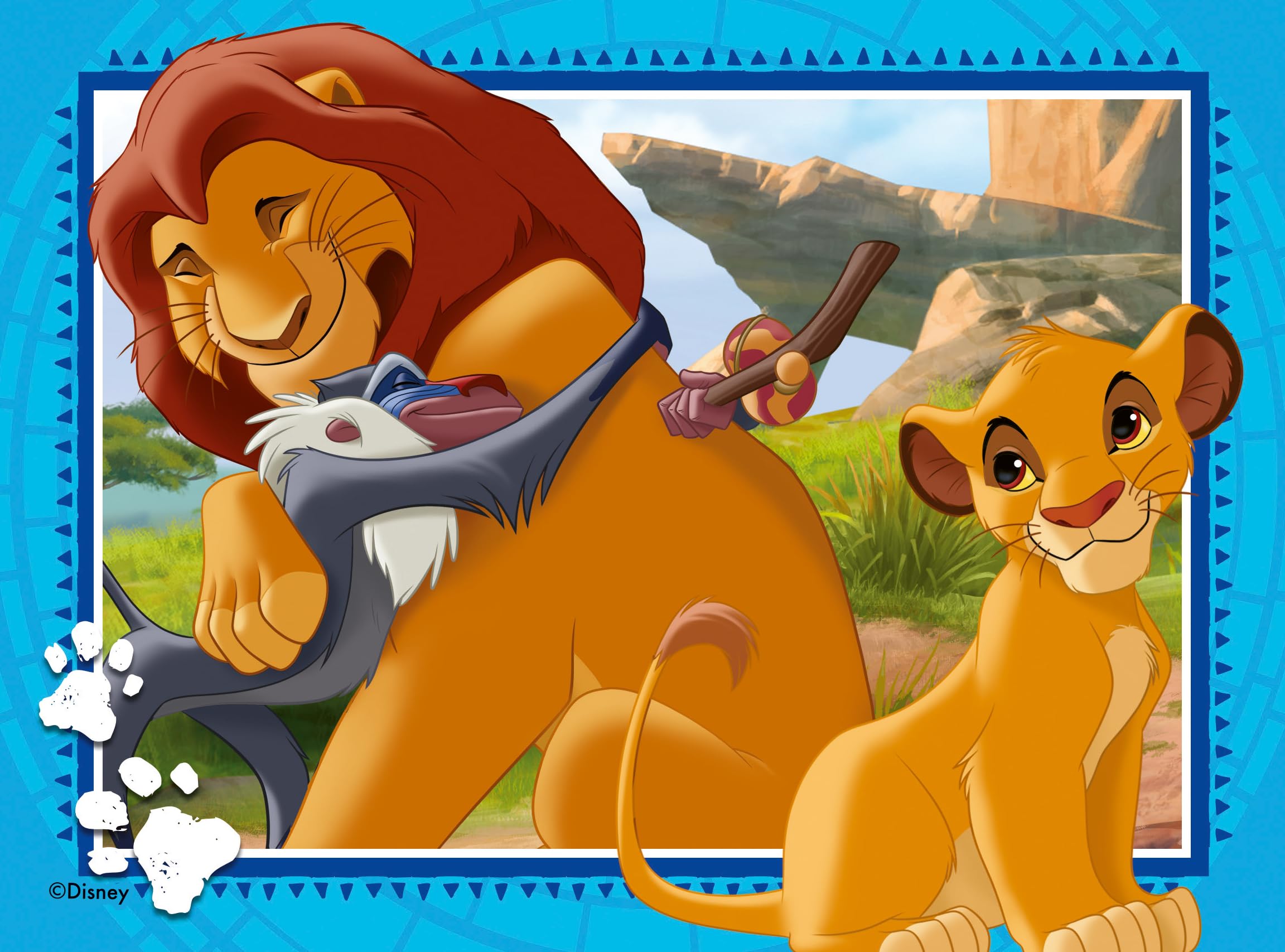 Ravensburger Disney The Lion King 4 in a Box Jigsaw Puzzles for Kids | 4 Puzzles (10, 12, 14, 16 Pieces) 4