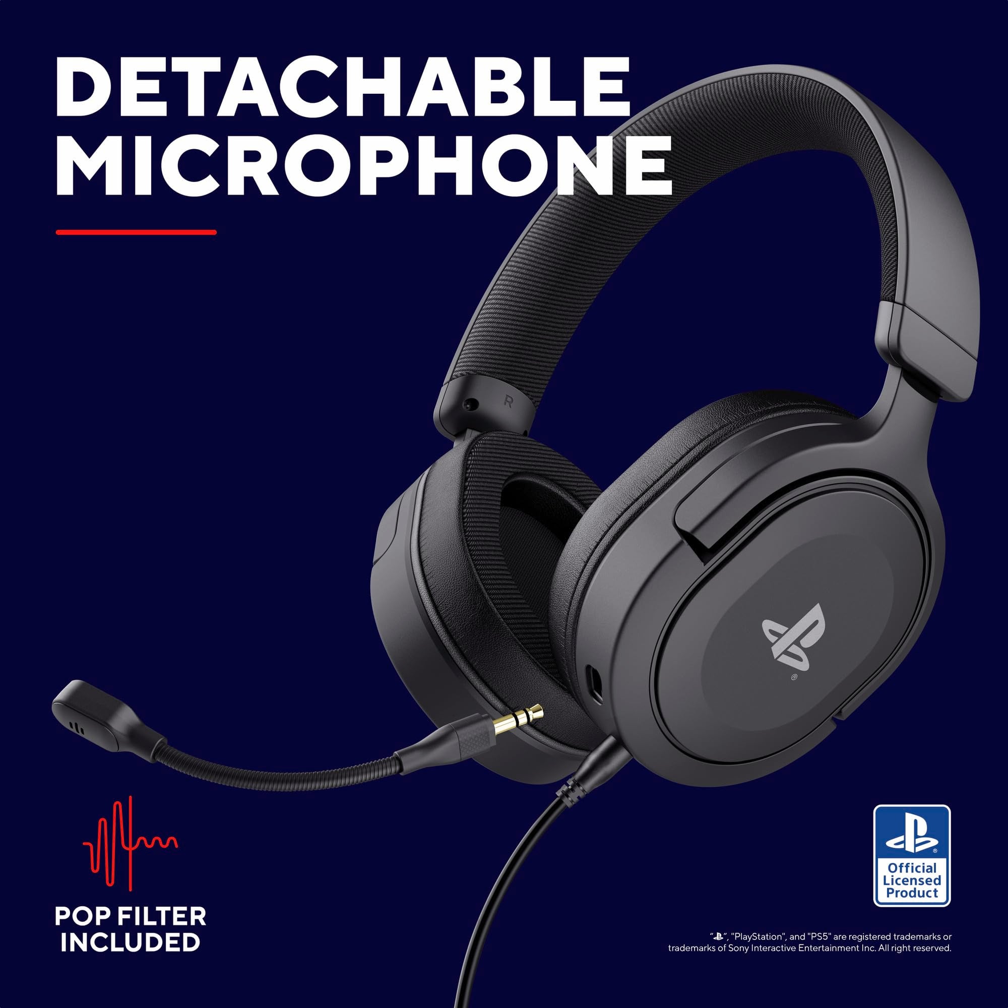 Trust Gaming GXT 498 Forta Officially Licensed PS5 Gaming Headset - Black