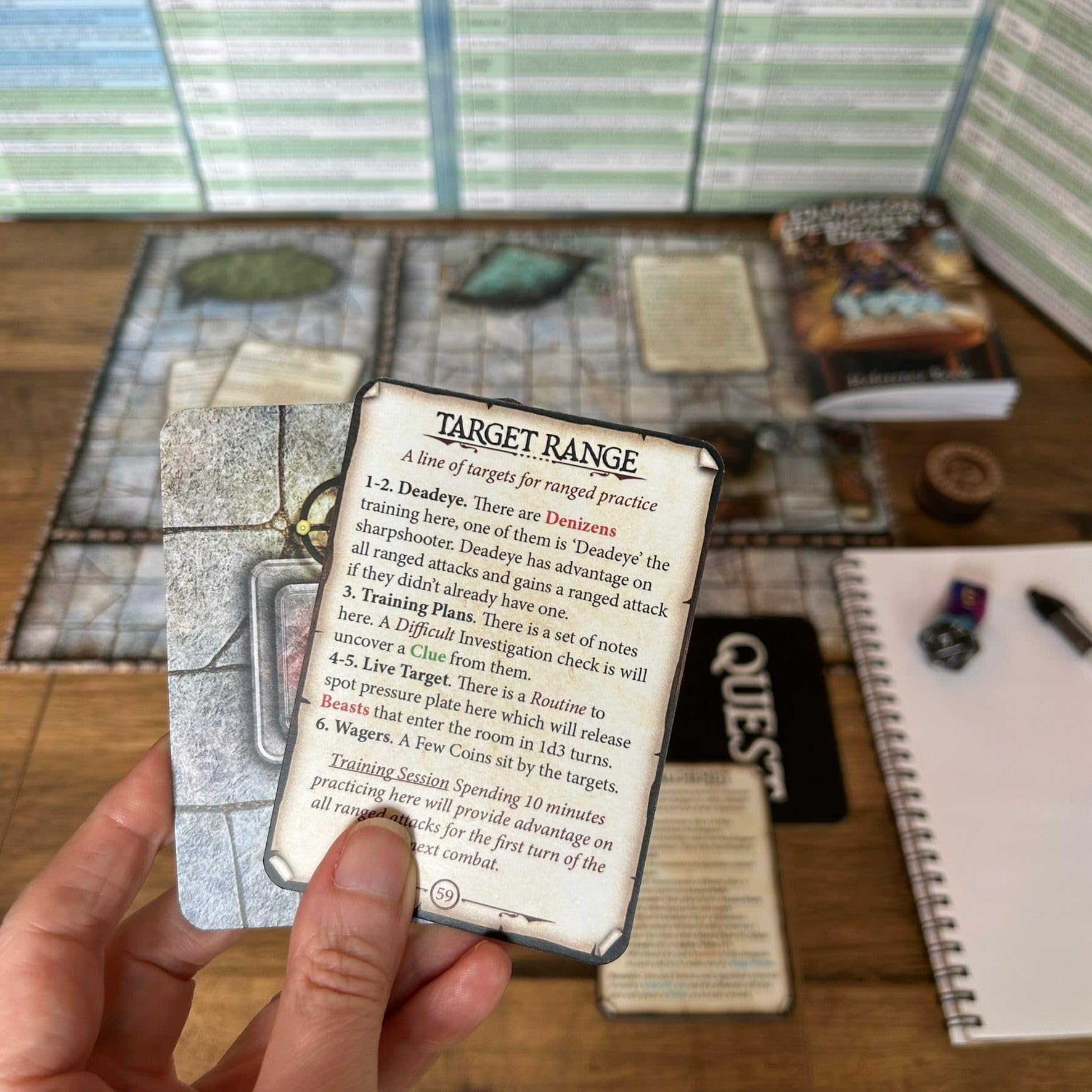 Loke BattleMats Dungeon Designer's Deck 100-Karten-Set für 5E-RPGs