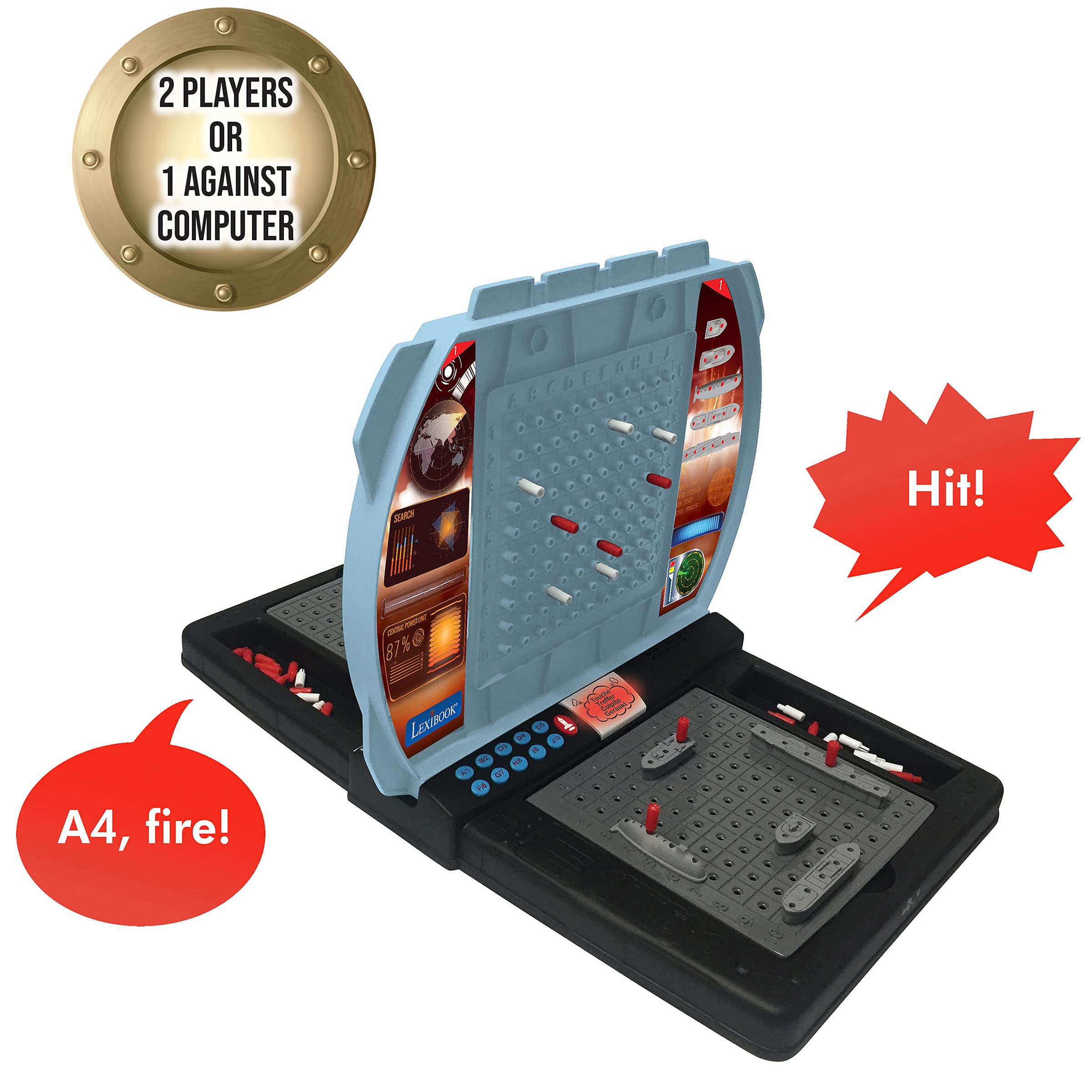 Lexibook Talking Sea Battle GT2800i1 - Electronic Naval Strategy Game 4