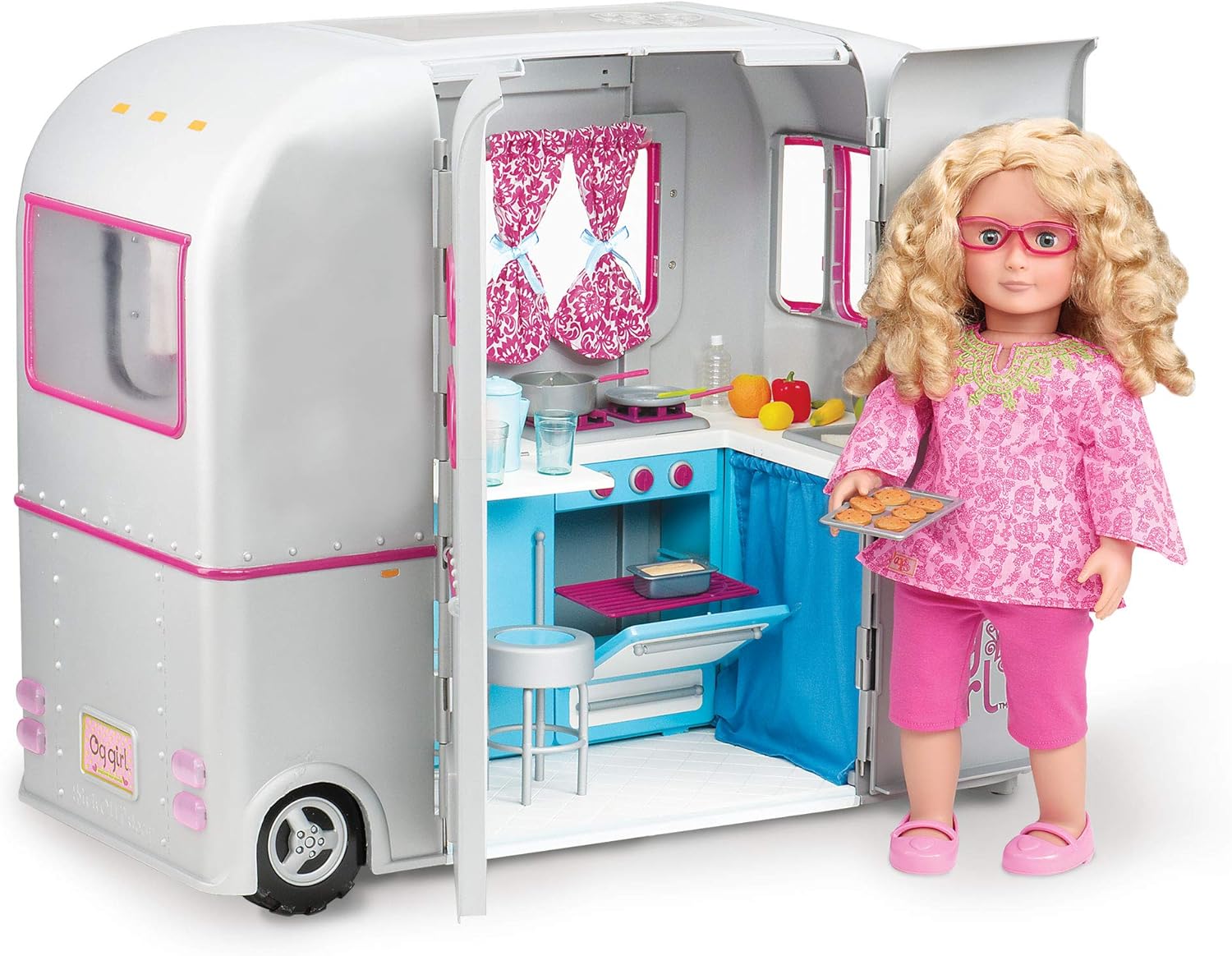 Our Generation RV Camper Accessory Set - 53-Piece Kitchen Playset for 18-Inch Dolls 3