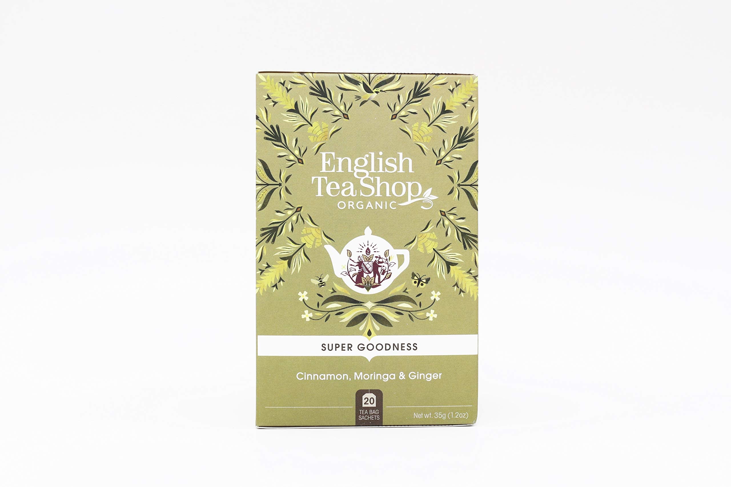 English Tea Shop Organic Cinnamon Moringa Ginger - 20 Tea Bags 6