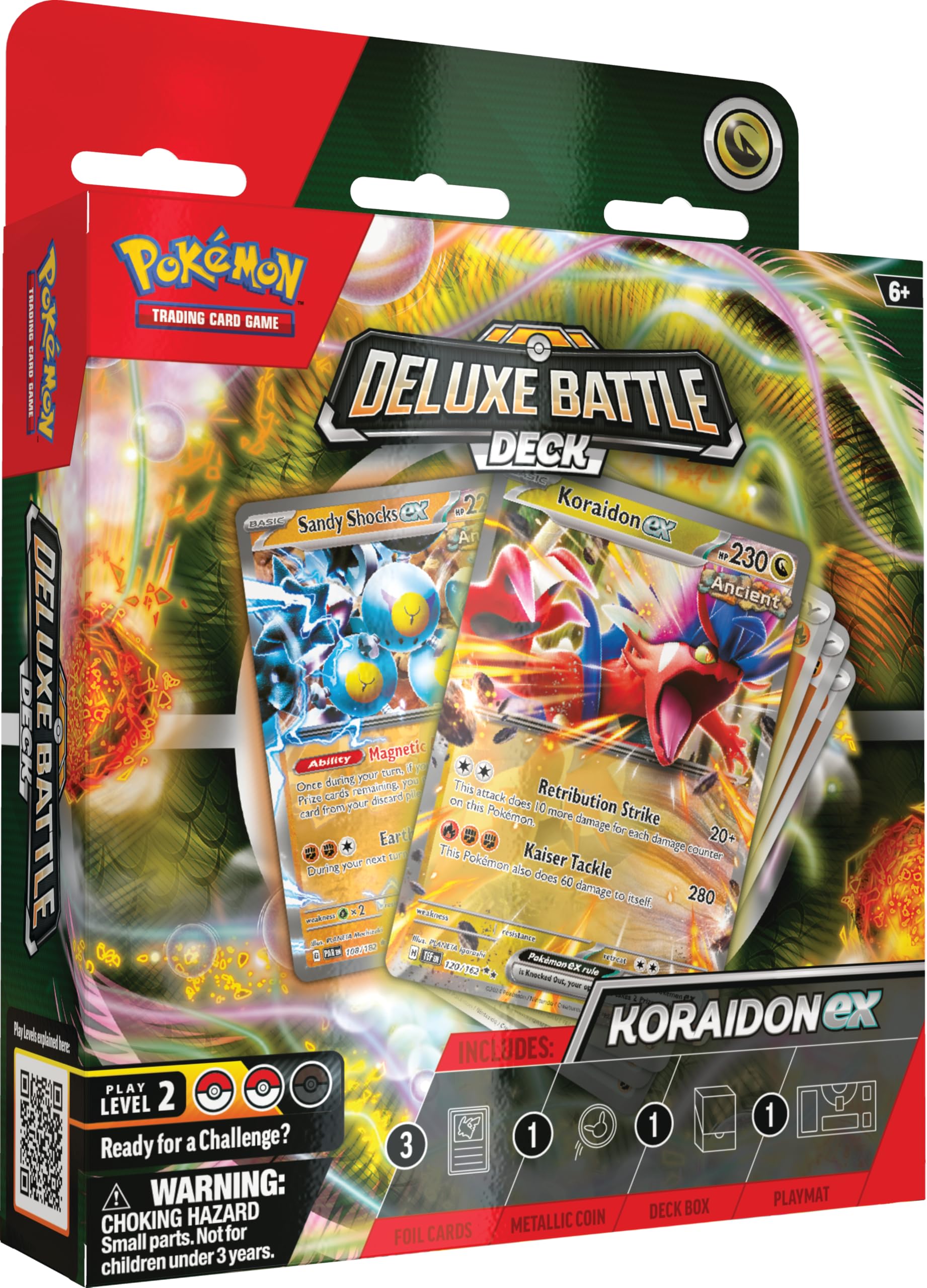Pokémon Koraidon ex Deluxe Battle Deck | Ready-to-play 60-Card Deck | Ages 7+