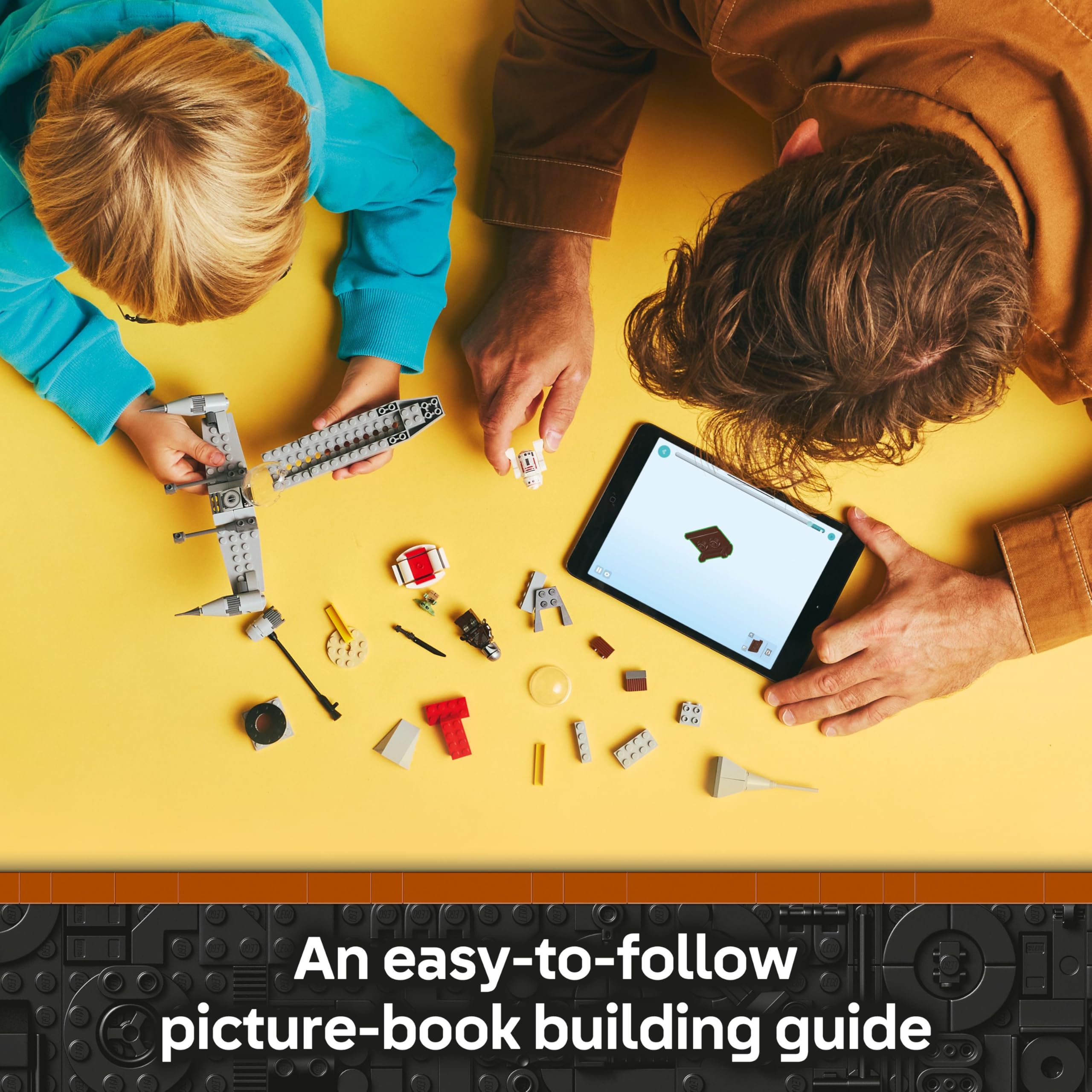 LEGO Star Wars 75410 Mando and Grogu’s N-1 Starfighter Building Toy - 92-Piece Set for Ages 4+ 10