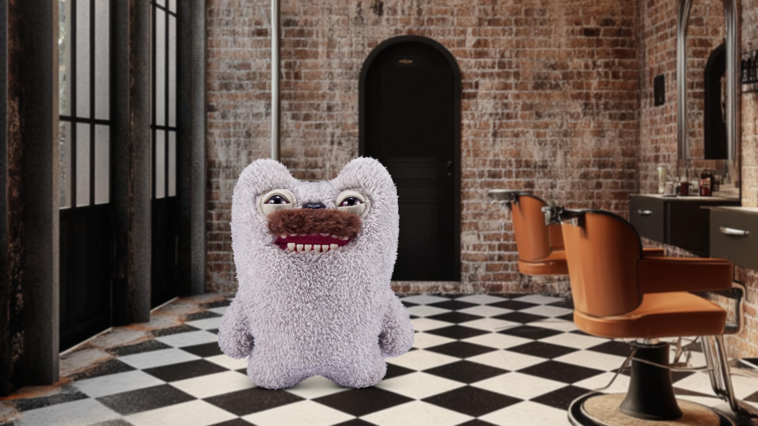 Fuggler Hairy Fuggs 2-Pack - 9-inch Funny Ugly Monster Plush Toys for Kids 4+