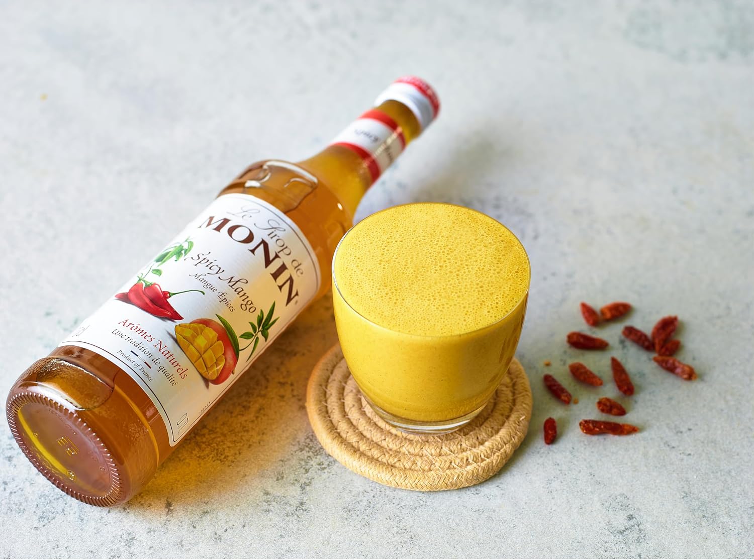 MONIN Würziger Mangosirup 700 ml – Vegan, Halal, Koscher – Cocktail- und Mocktail-Zutat 7