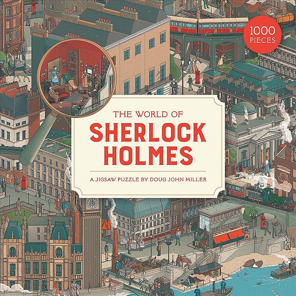 The World of Sherlock Holmes: 1000-Piece Jigsaw Puzzle - Mystery & Literature Puzzle for Adults