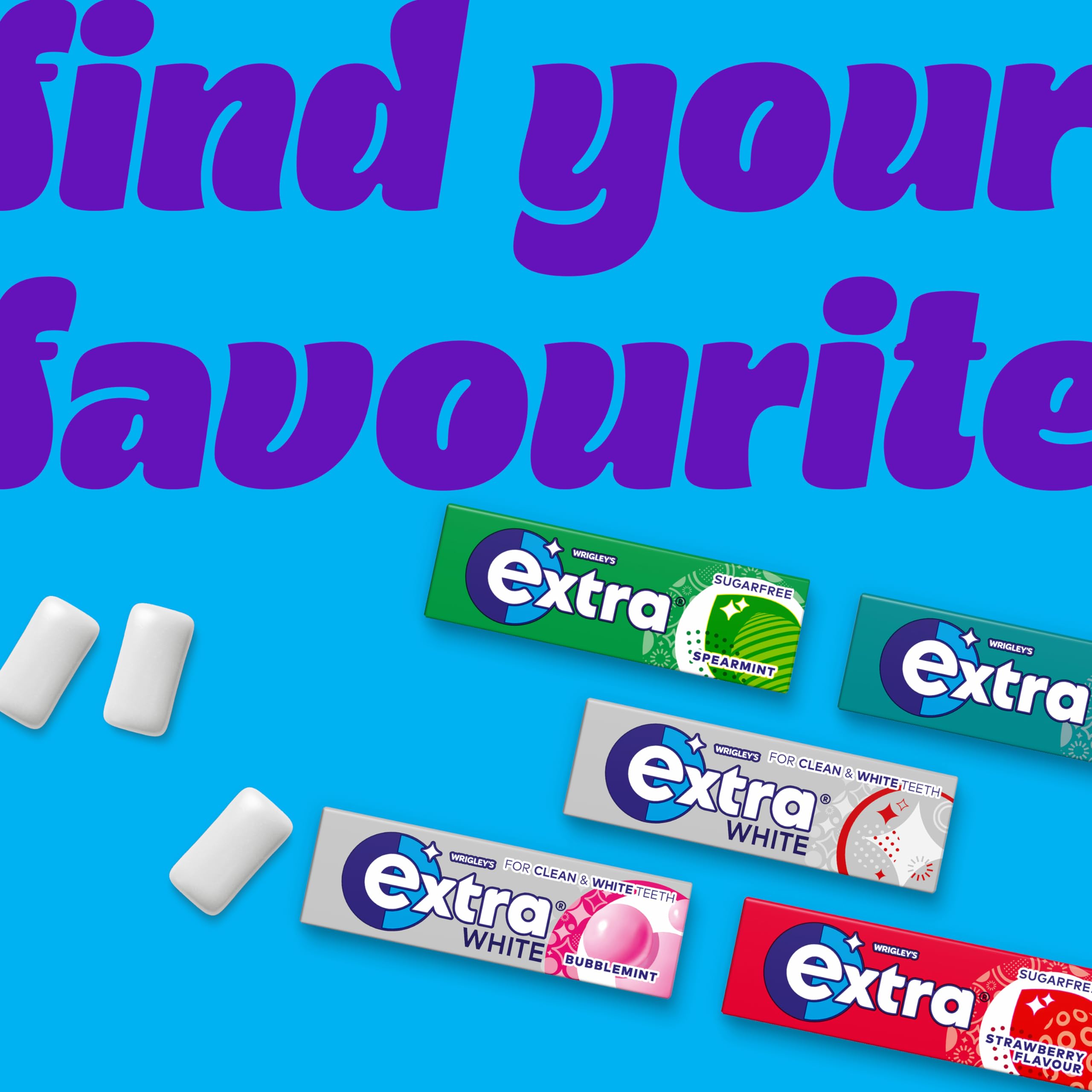 Extra Sugar Free Chewing Gum - Spearmint Flavor Bottle | 46 Pieces 7