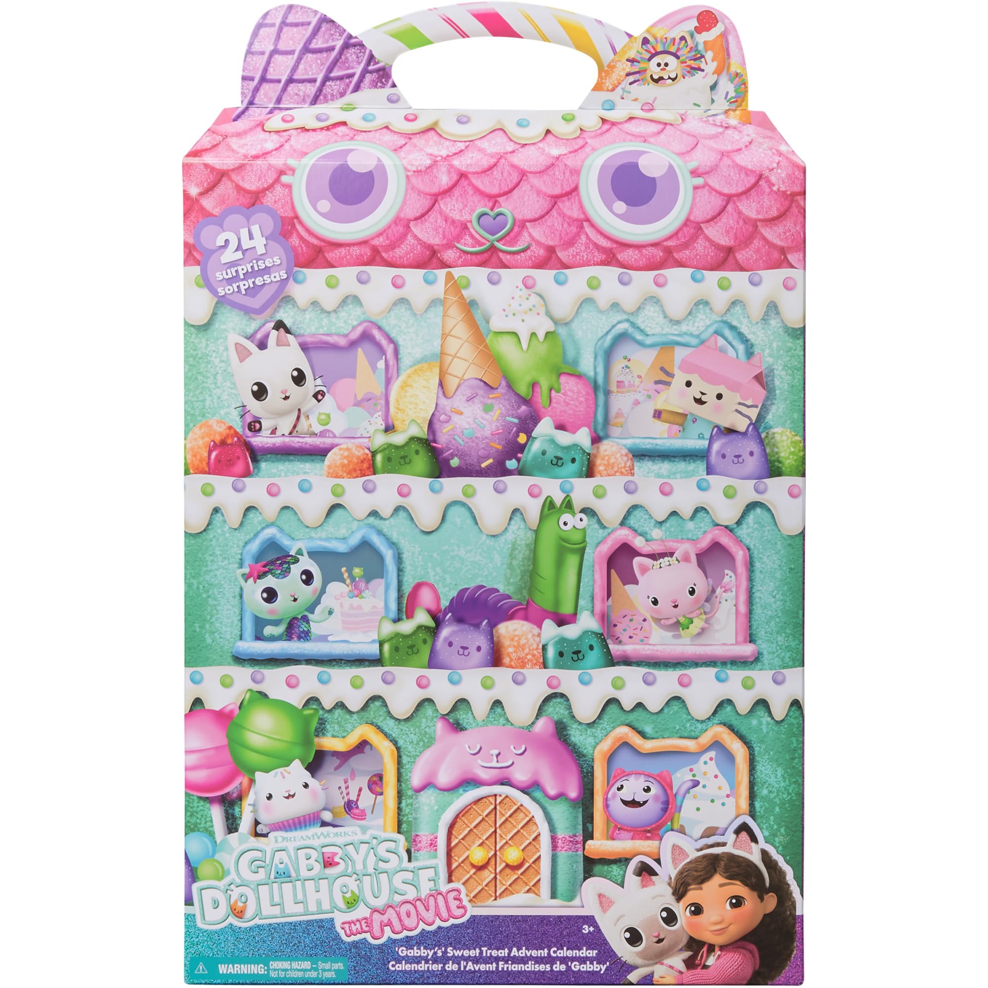 Gabby's Dollhouse: The Movie Sweet Treat Advent Calendar - 24 Surprise Toys for Kids