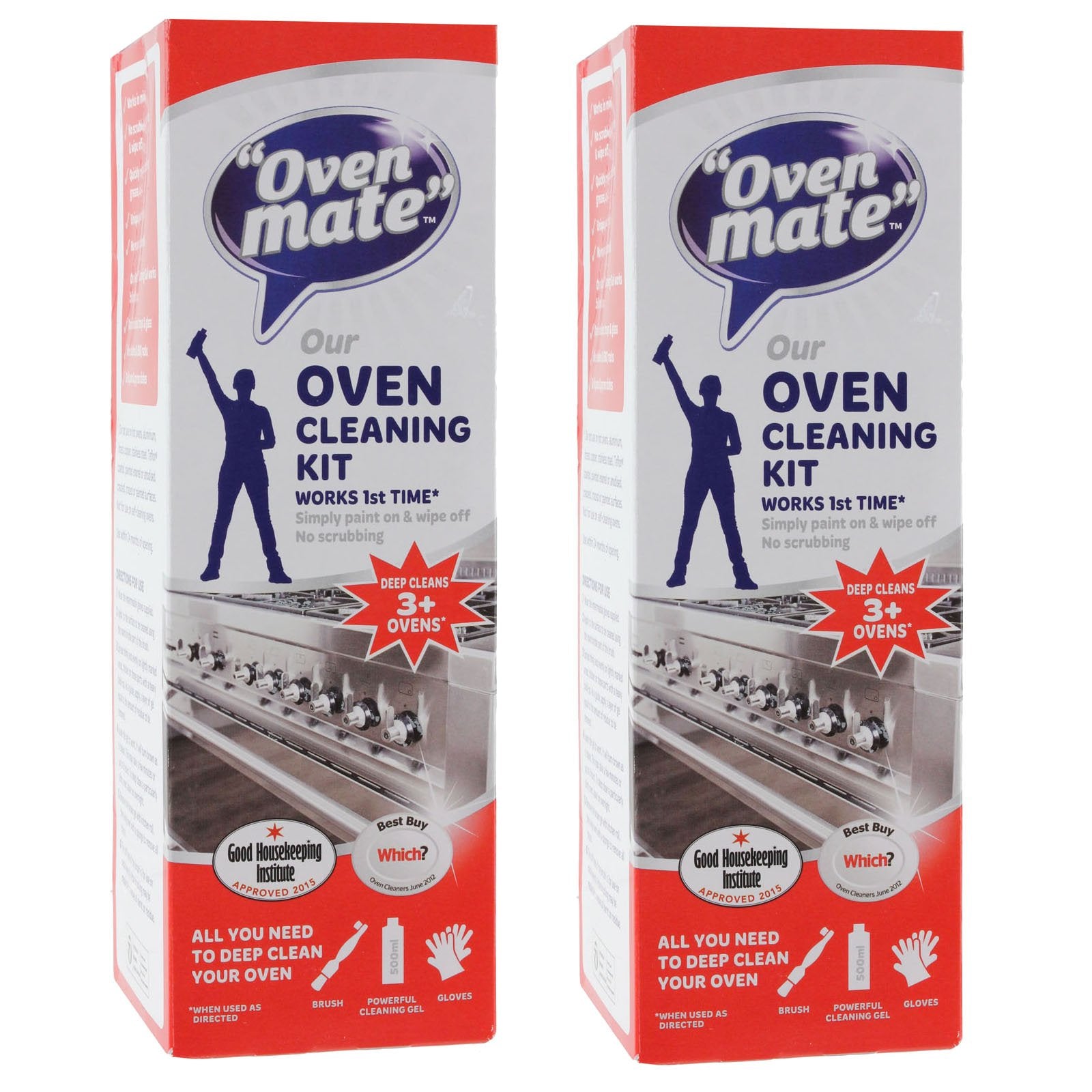 Oven Mate - Oven Cleaning Kit 500ml Twin Pack