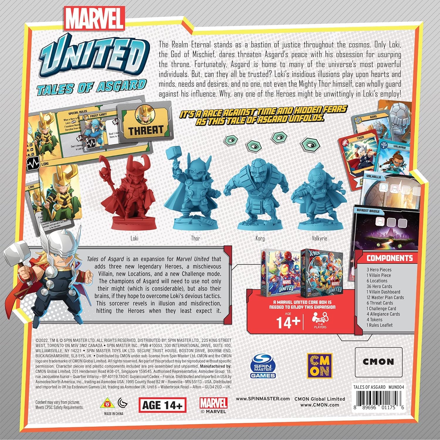 CMON Marvel United: Tales of Asgard Expansion – Cooperative Board Game with Traitor Mechanic 3