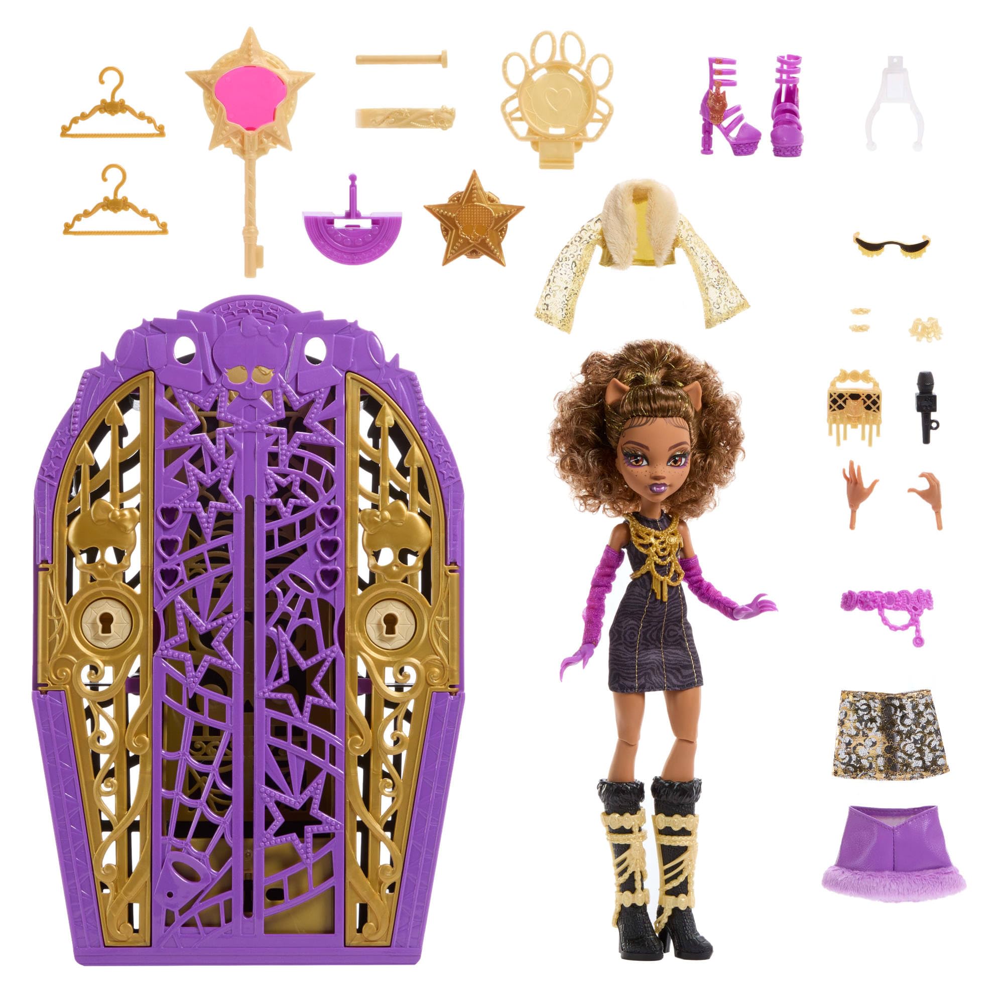 Monster High Skulltimate Secrets Doll and Accessories Set - Hauntlywood Mysteries Playset for Kids 5