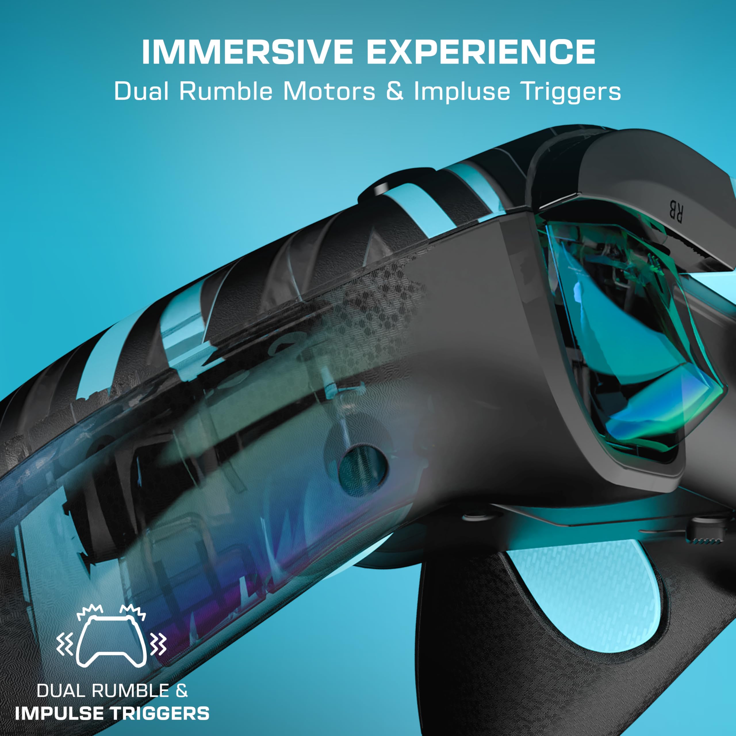 Turtle Beach Rematch Advanced Titan Steel Wired Gaming Controller for Xbox Series X|S, Xbox One, PC 10