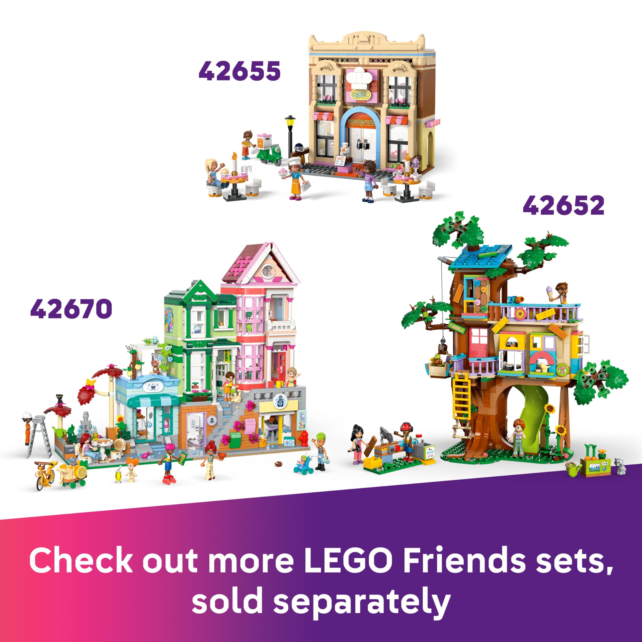 LEGO Friends Beekeepers’ House and Flower Garden Playset - 1161-Piece Building Set with 4 Mini Dolls, Cat and Rabbit Figures for Ages 12+ 17