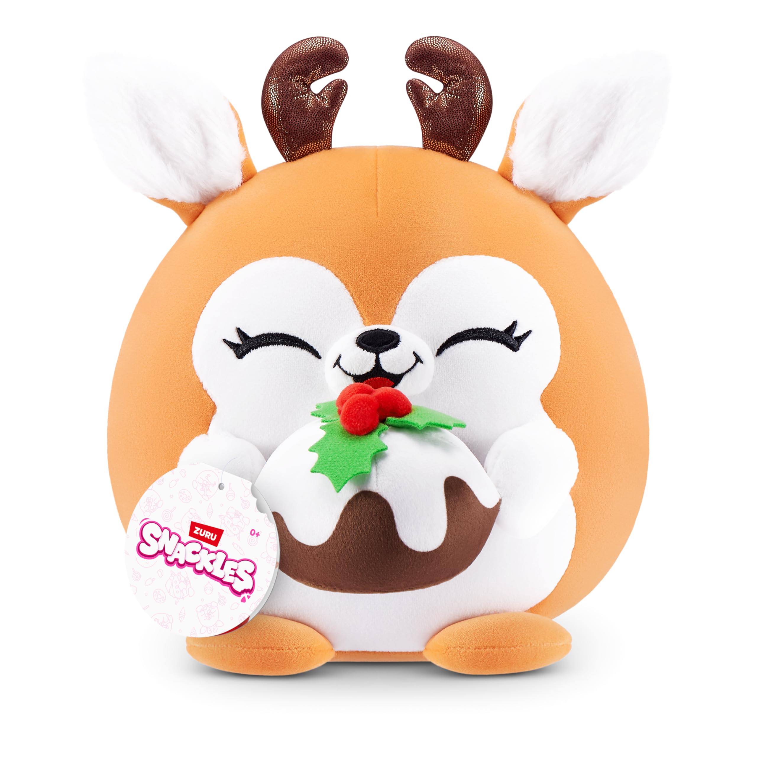 Snackles Christmas Series 2 8-inch Plush - Frosty with Snack by ZURU 8