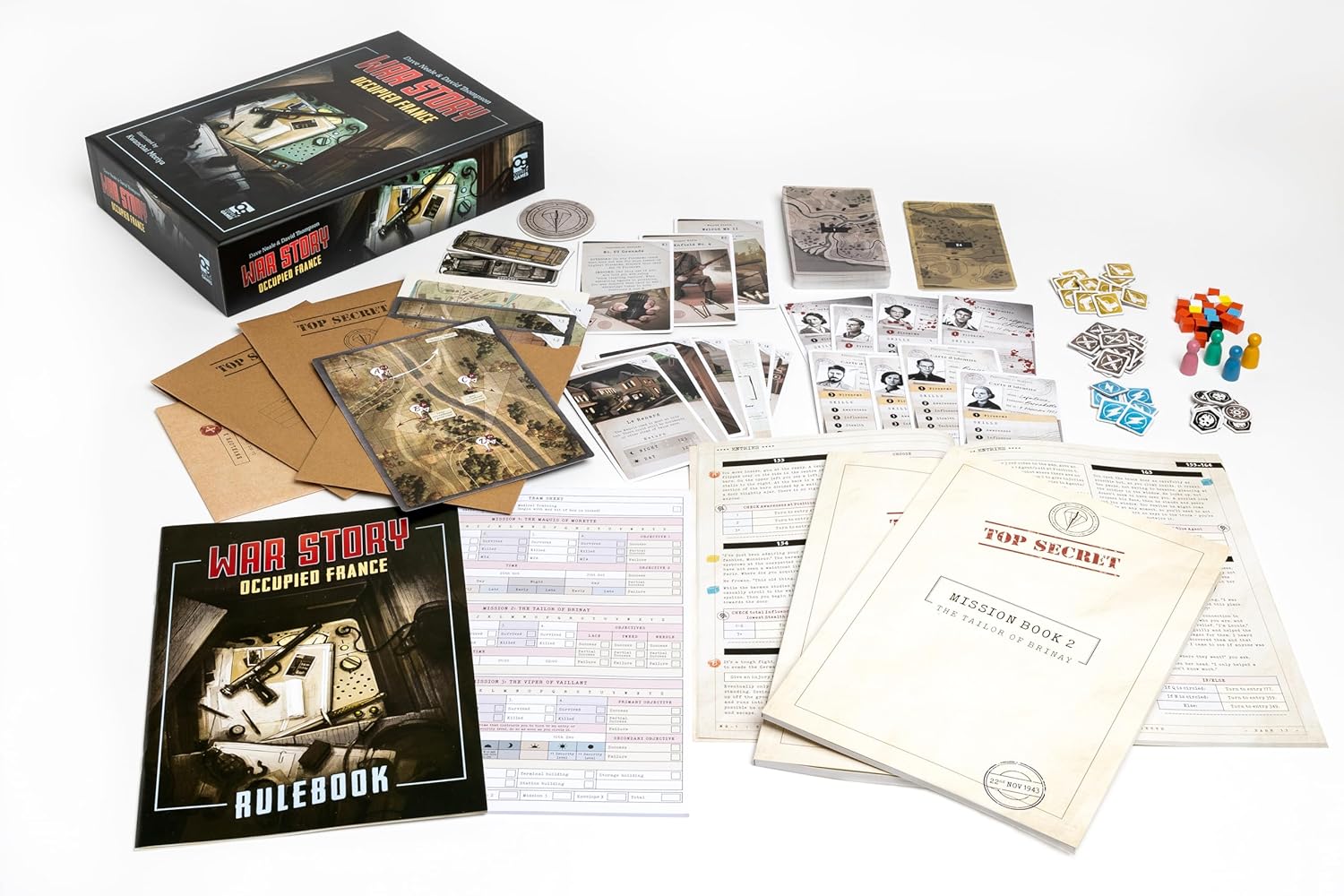 Osprey Games War Story: Occupied France Board Game 3