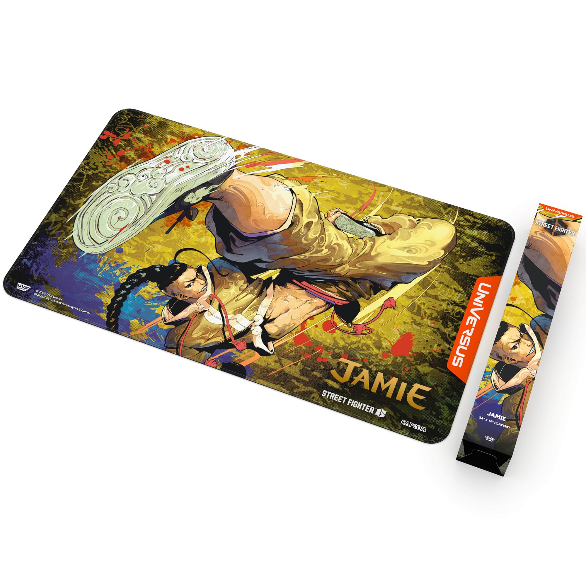 UniVersus Street Fighter 6: Challenger Series Playmat - Jamie | 24 x 14 Inches | Neoprene 4