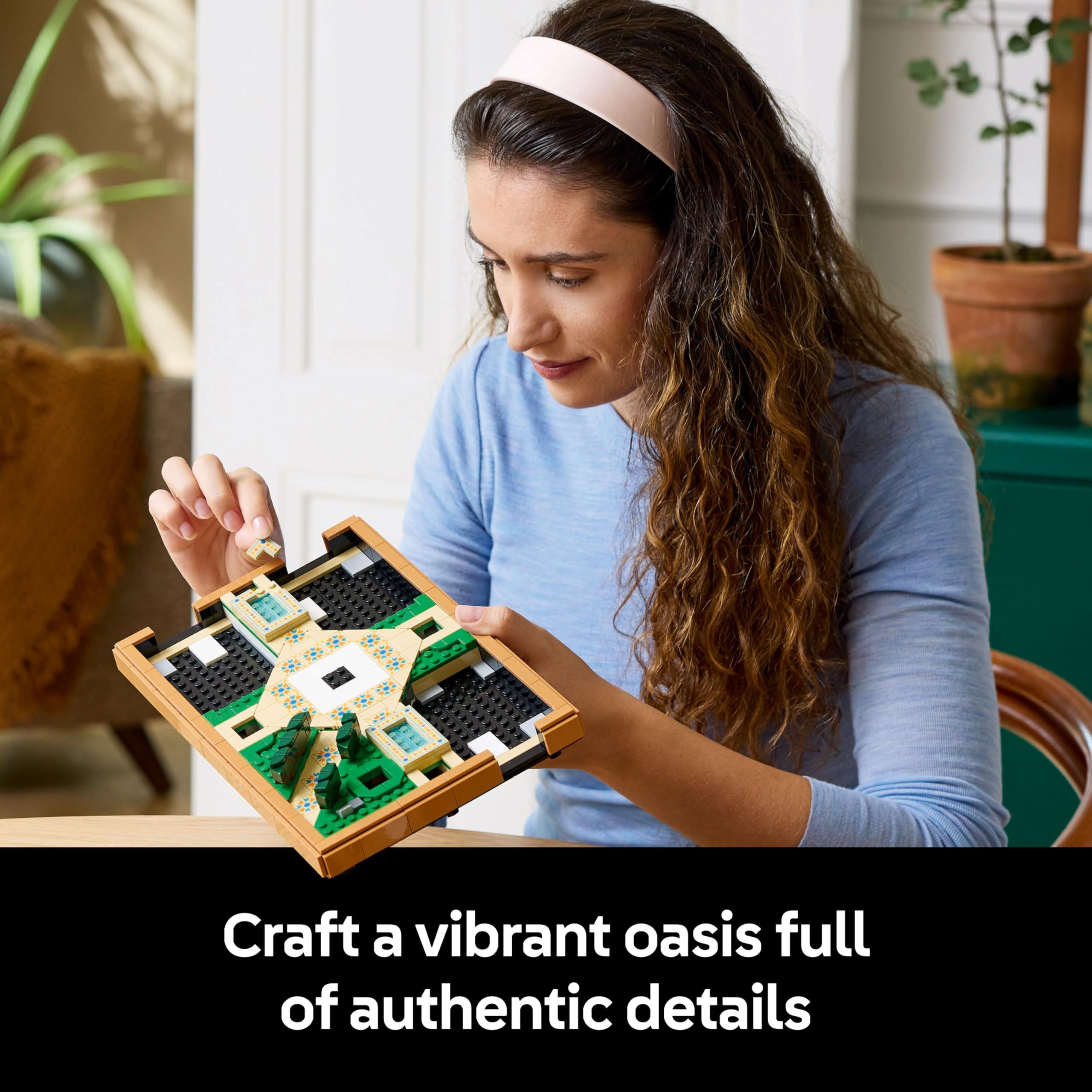 LEGO Icons Fountain Garden Building Set - 1302-Piece Decor Model for Adults 9